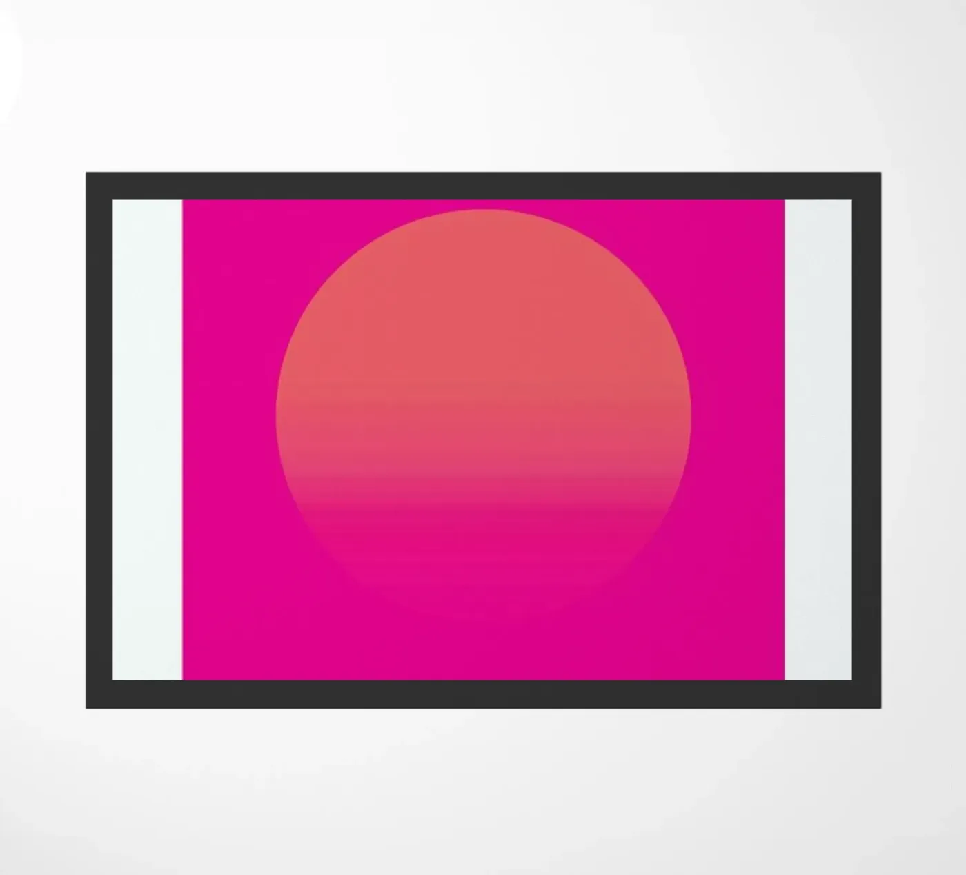 Sundown #9 doormat by daylight design studio