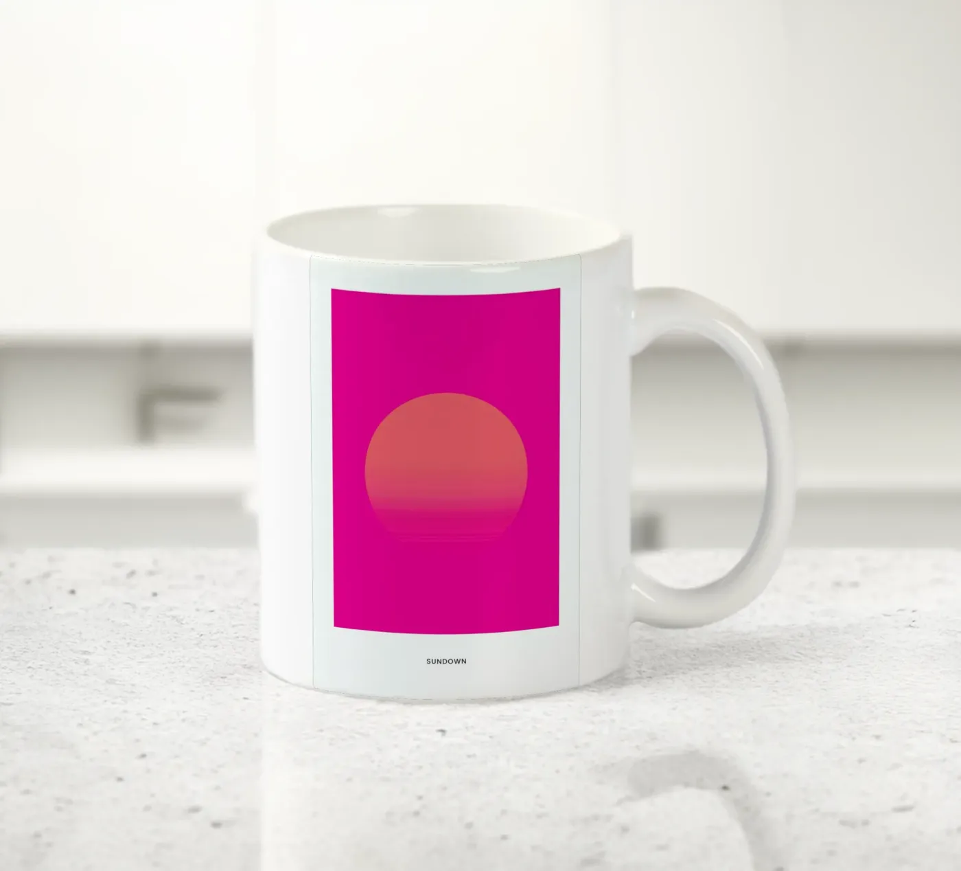 Sundown #9 ceramic mug by daylight design studio