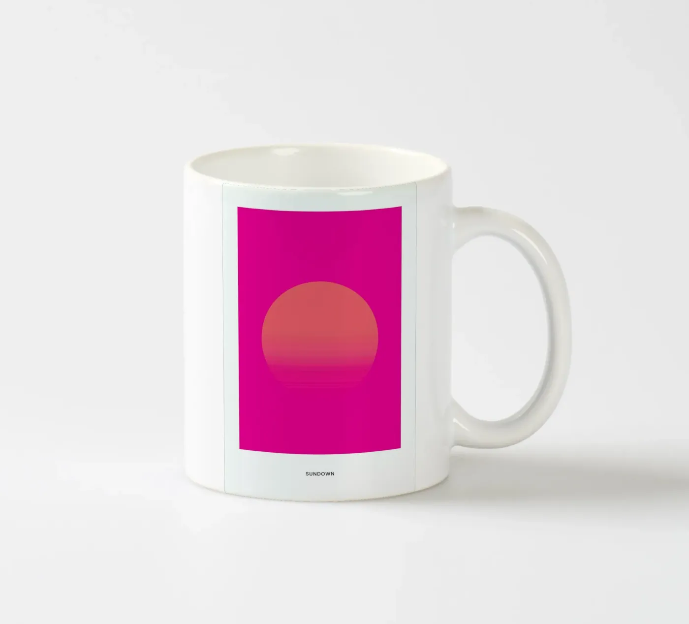 Sundown #9 ceramic mug by daylight design studio