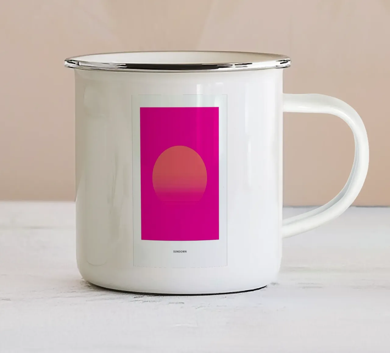 Sundown #9 tazza in smalto da daylight design studio