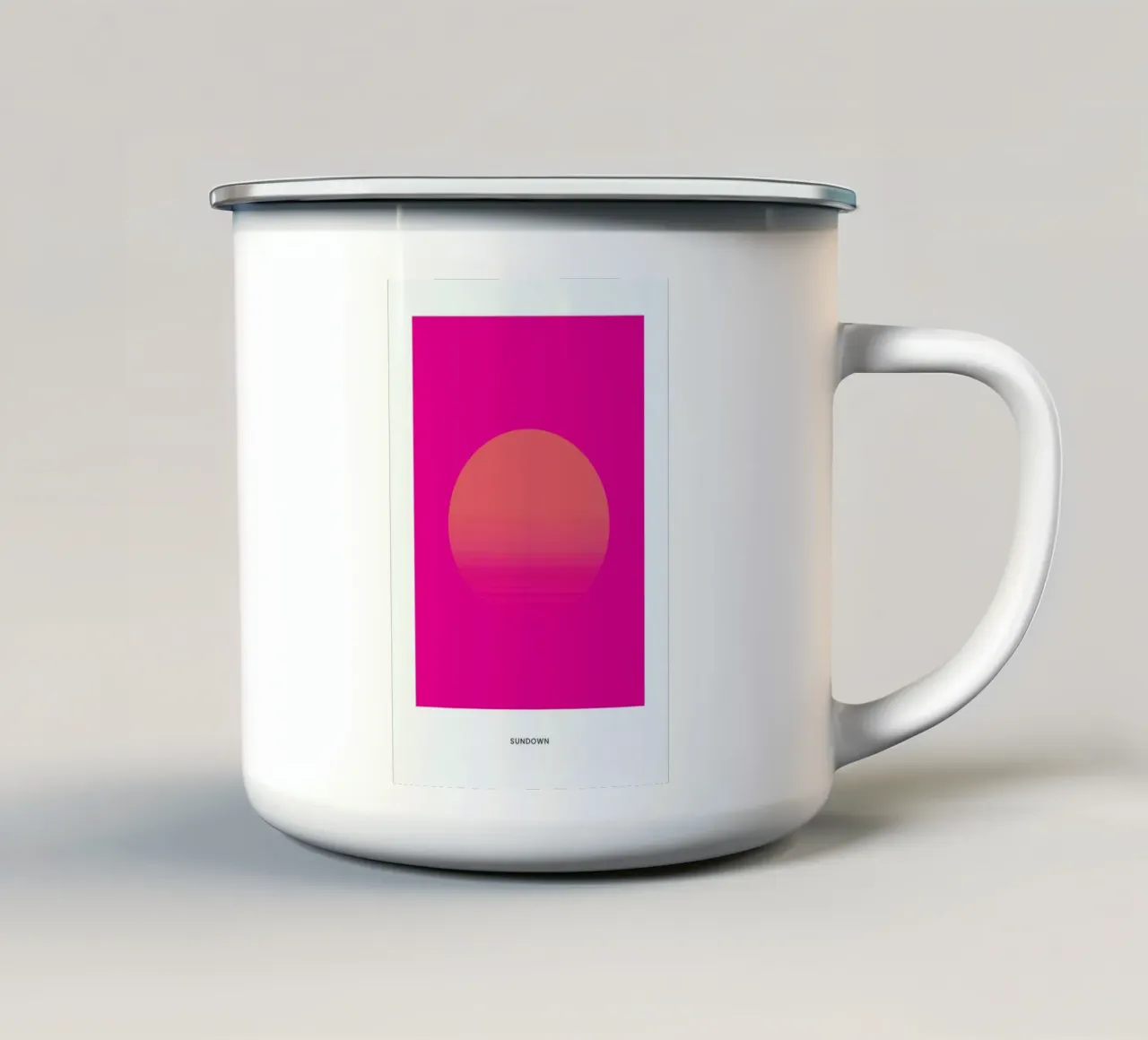 Sundown #9 tazza in smalto da daylight design studio