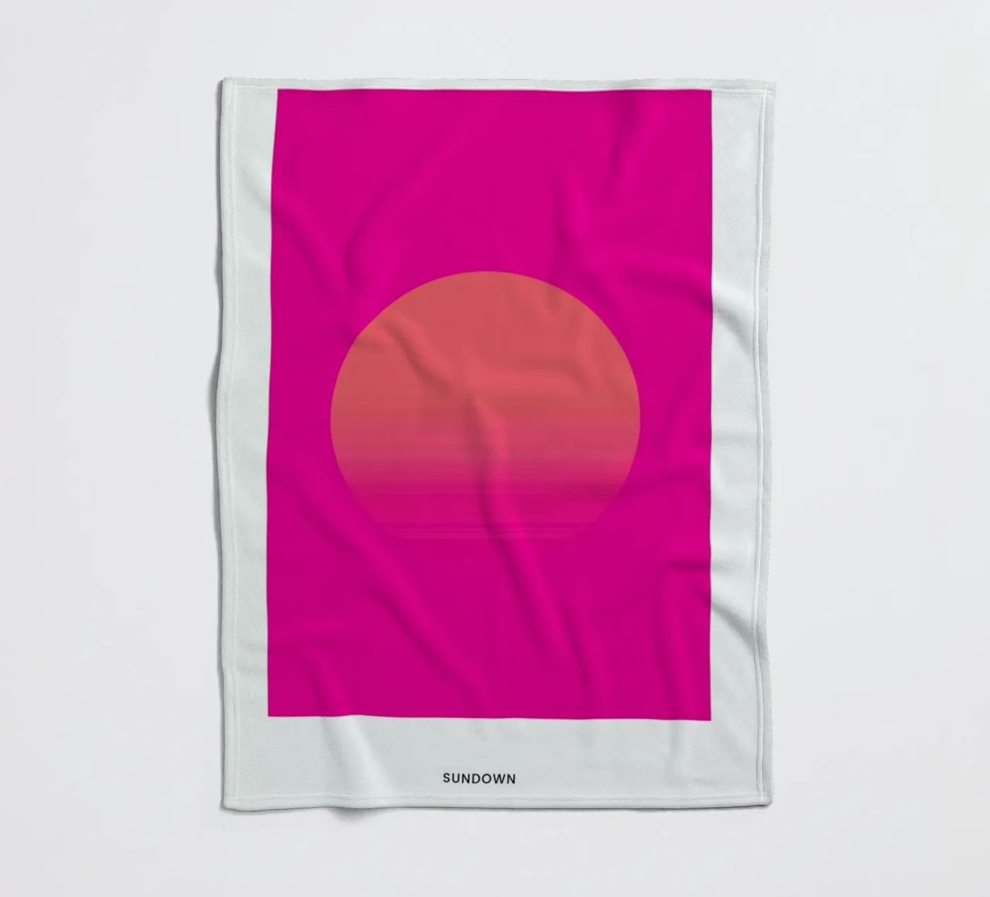 Sundown #9 fleecedeken van daylight design studio