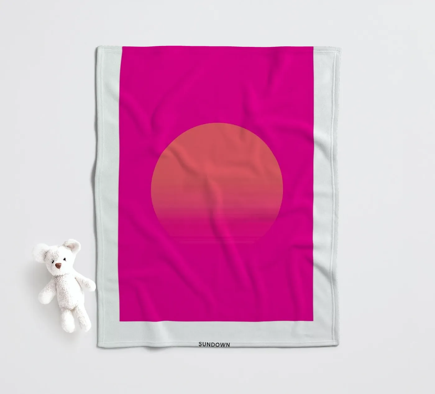 Sundown #9 fleecedeken van daylight design studio