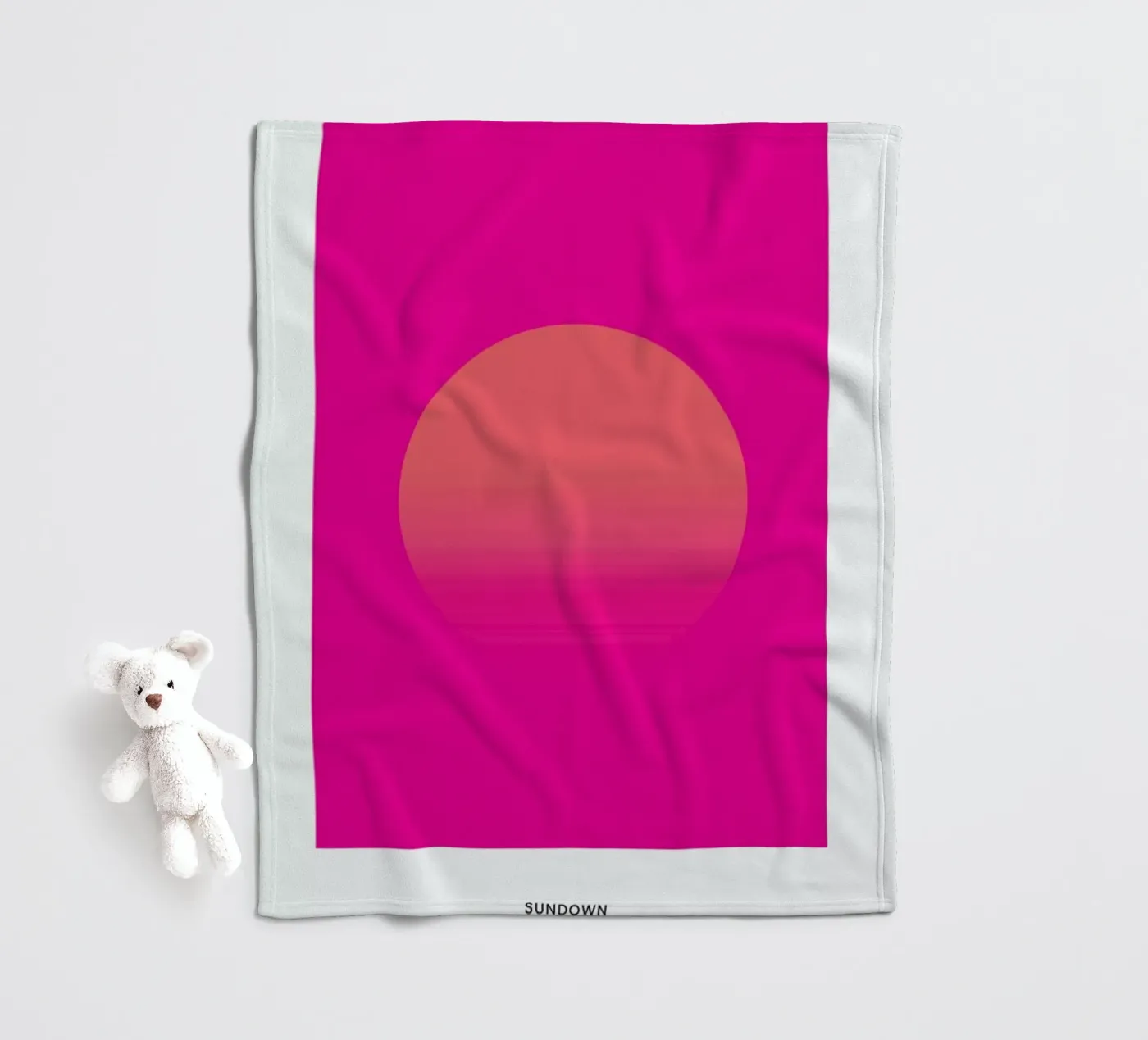 Sundown #9 Fleecedecke von daylight design studio