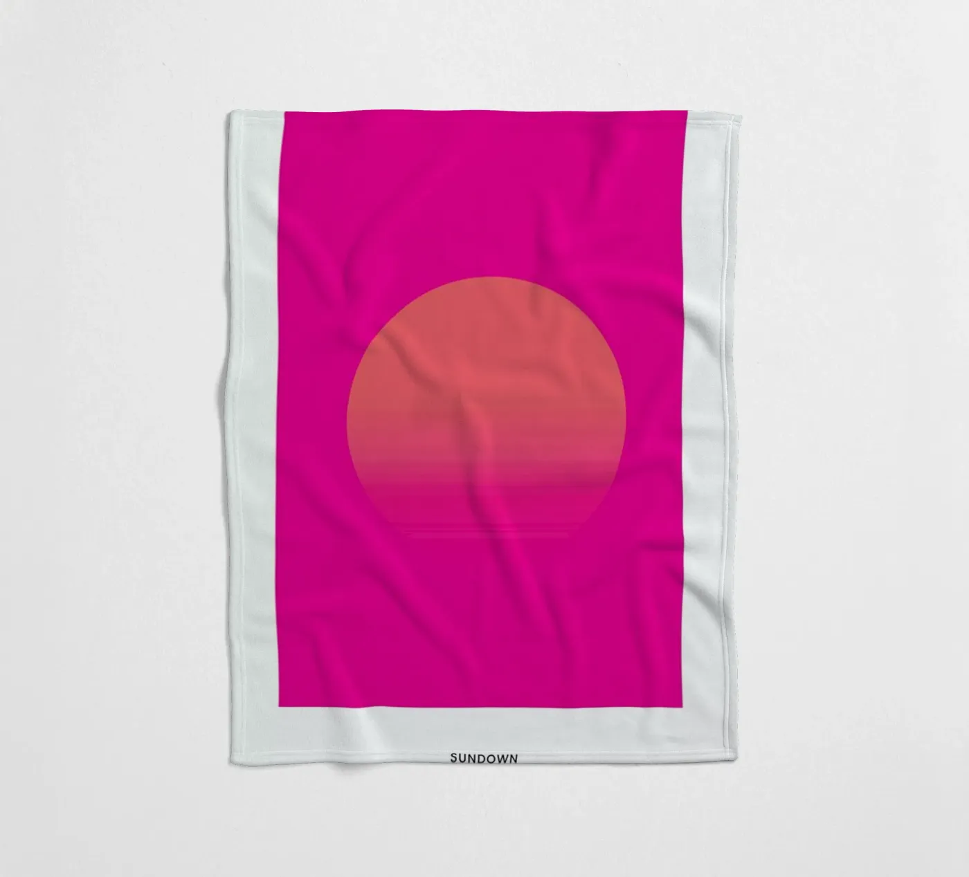 Sundown #9 fleecedeken van daylight design studio