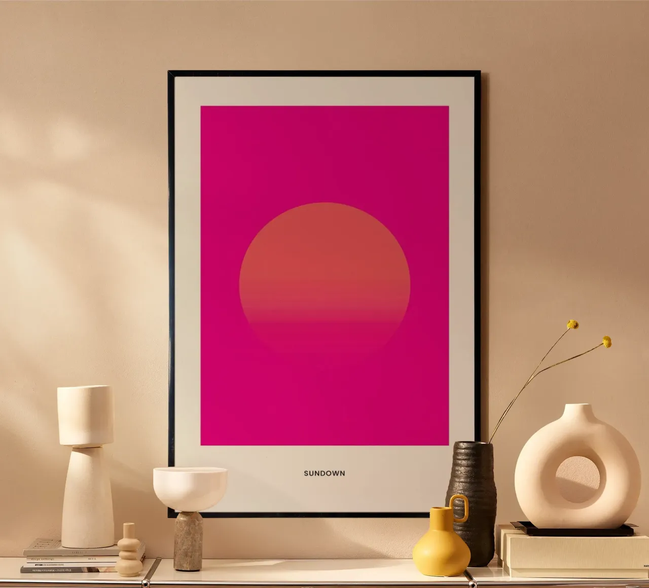 Sundown #9 carta hahnemühle da daylight design studio