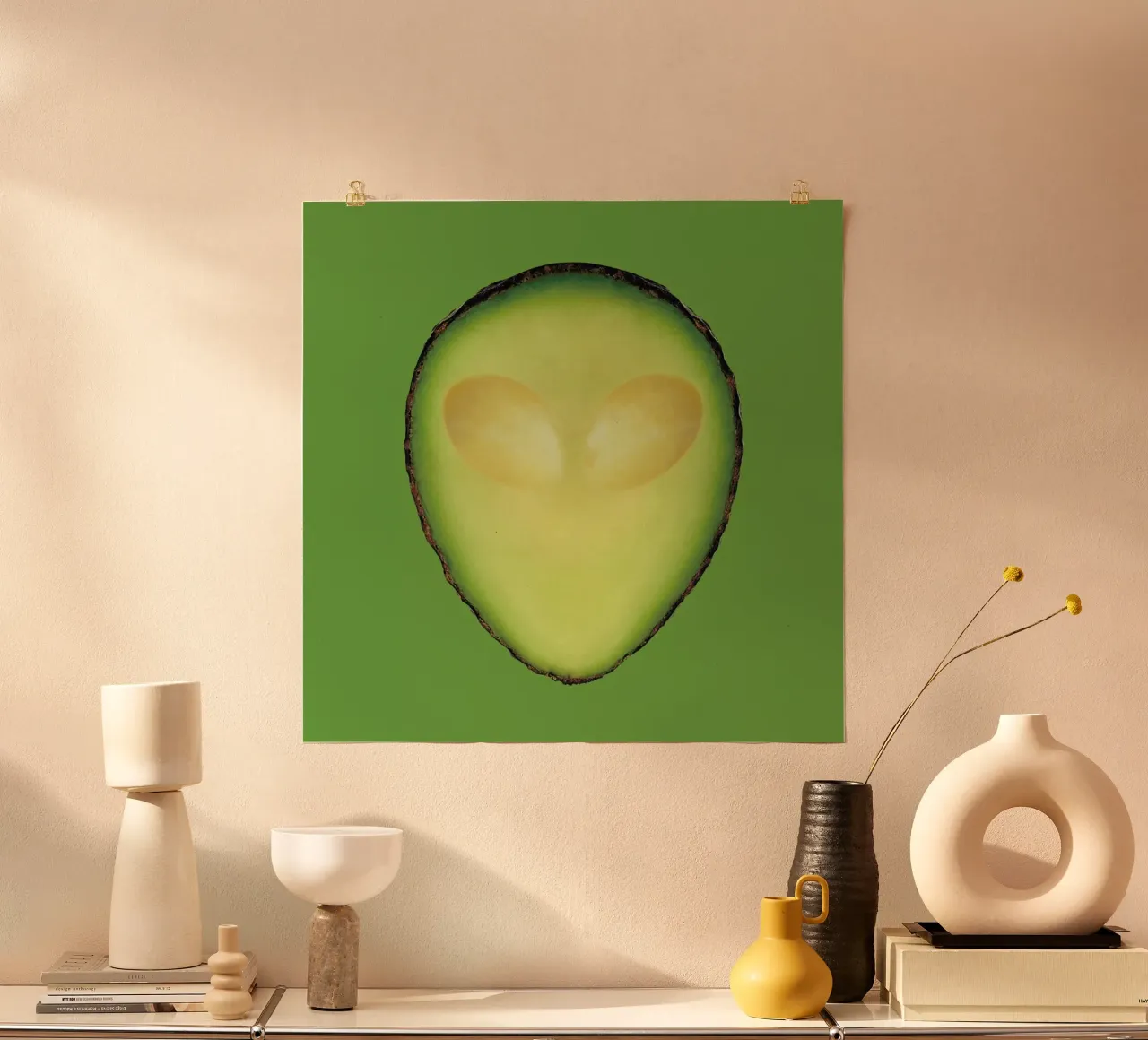 Avocalien poster con telaio in plastica da suckertom