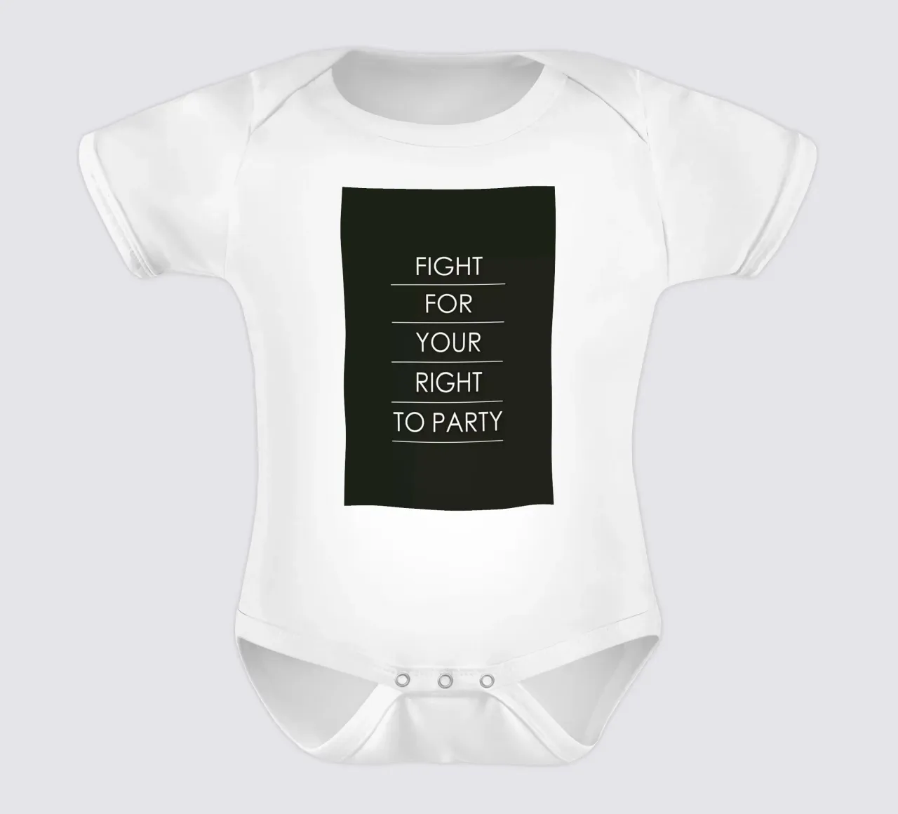 Fight for Your Right body neonato maniche corte da Studio One