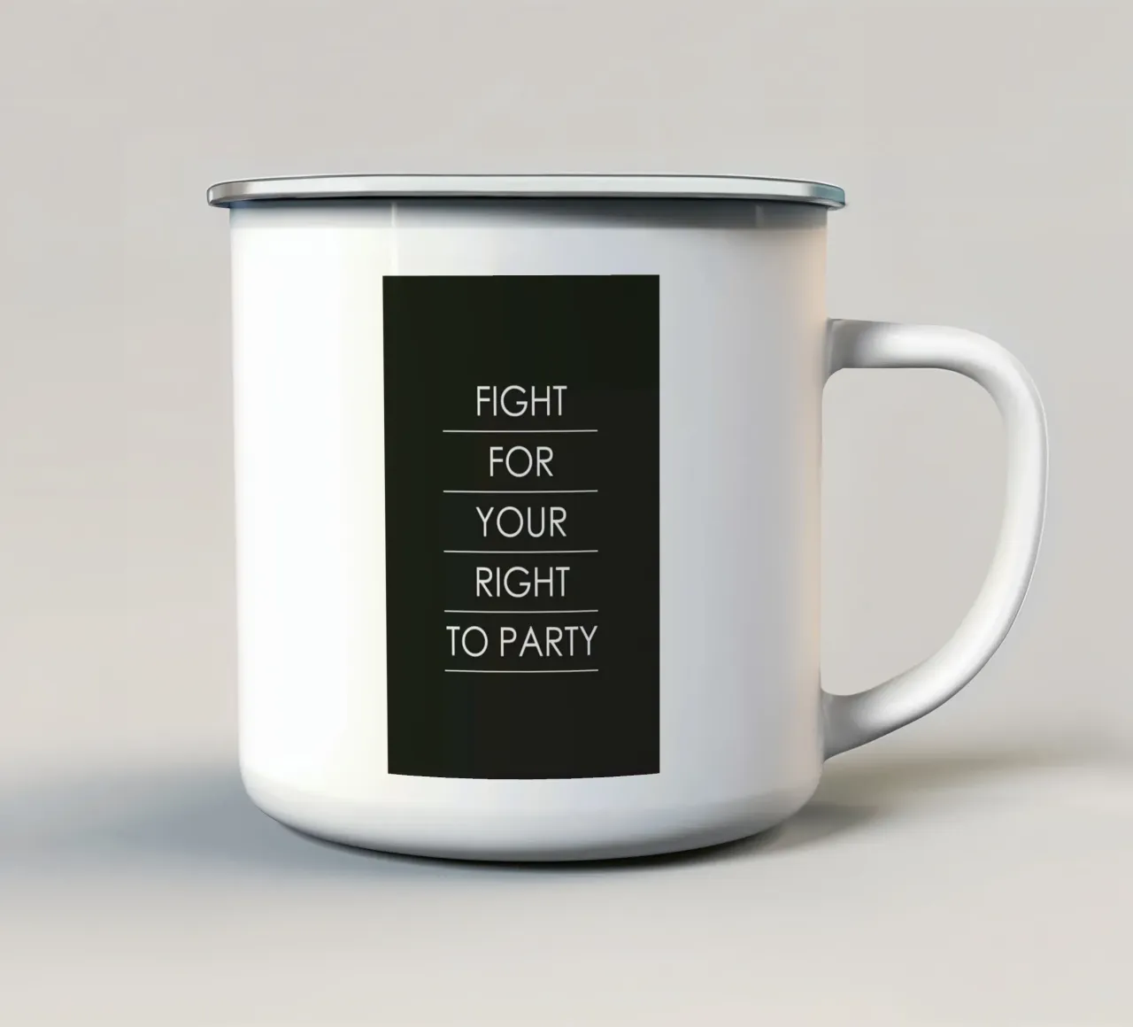 Fight for Your Right tazza in smalto da Studio One