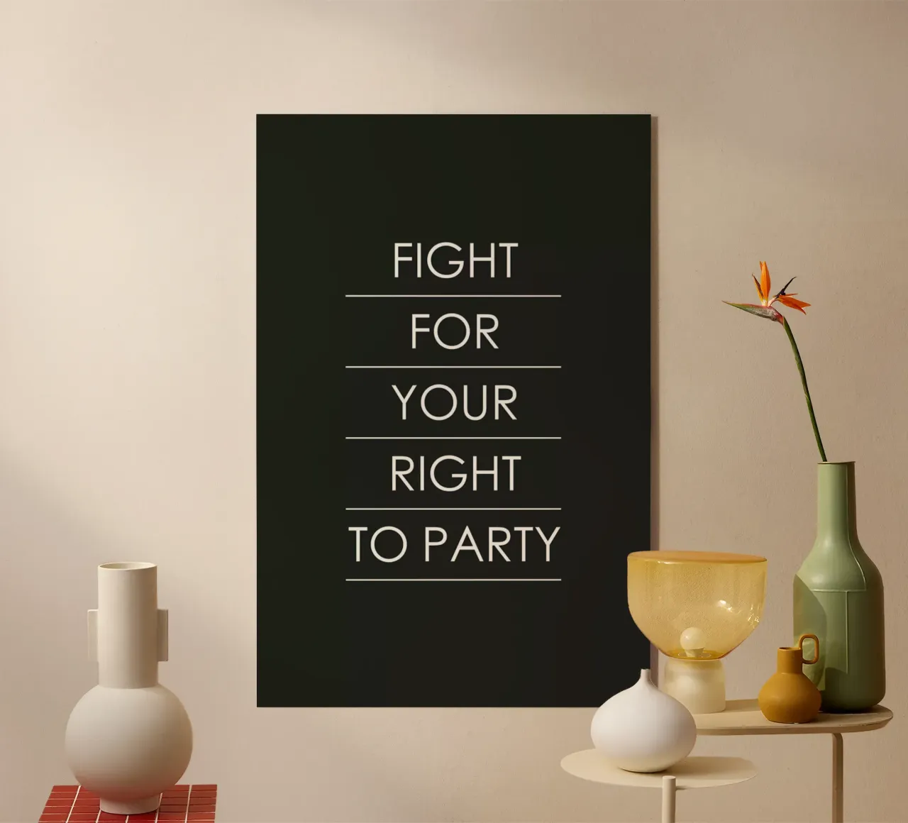 Fight for Your Right plexiglass da Studio One