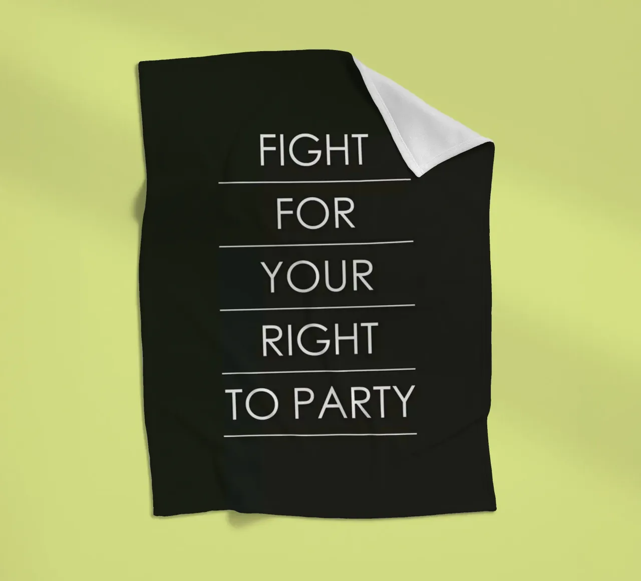 Fight for Your Right coperta in pile da Studio One