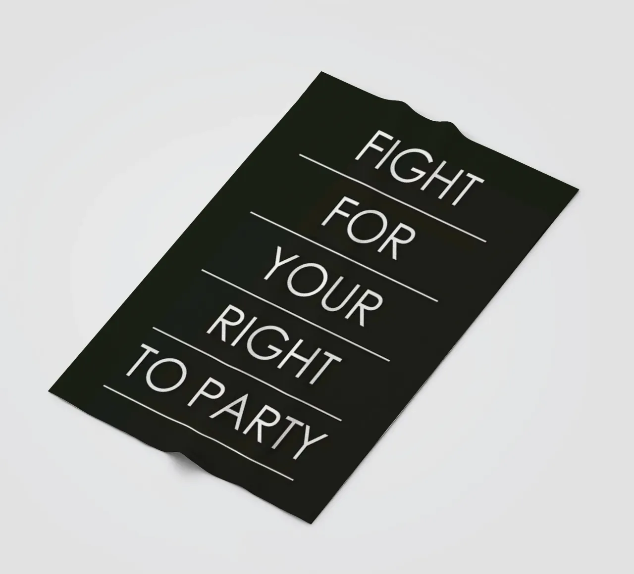Fight for Your Right coperta in pile da Studio One