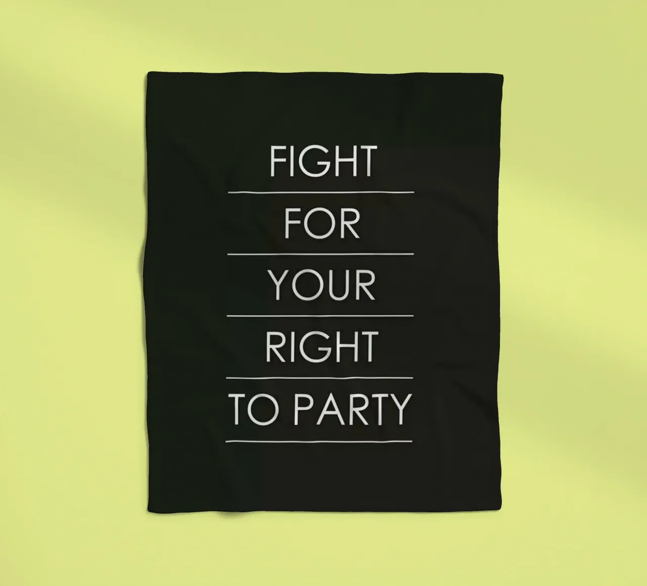 Fight for Your Right coperta in pile da Studio One