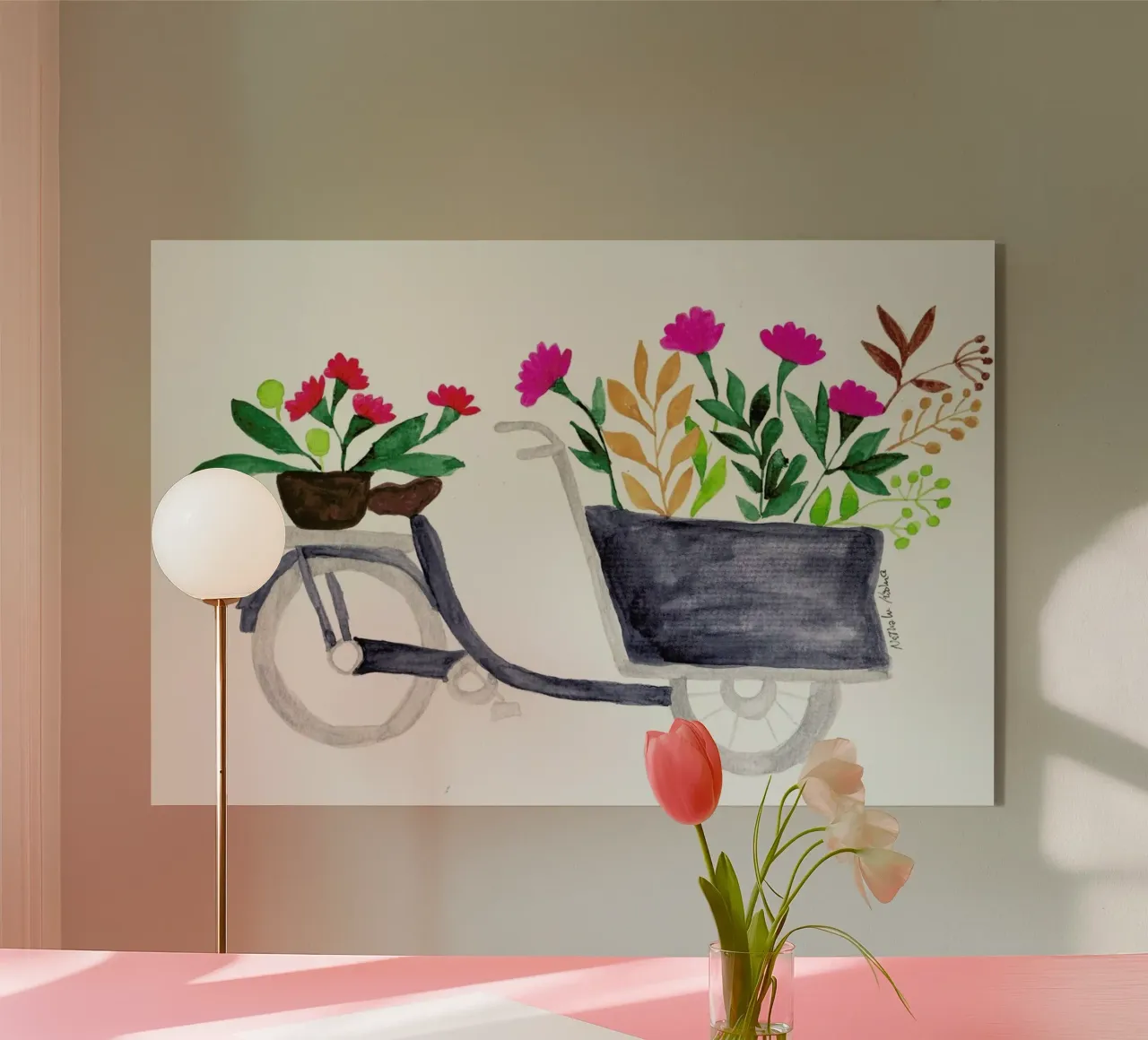 Flowers Delivery plexiglass da Nathys_illustration