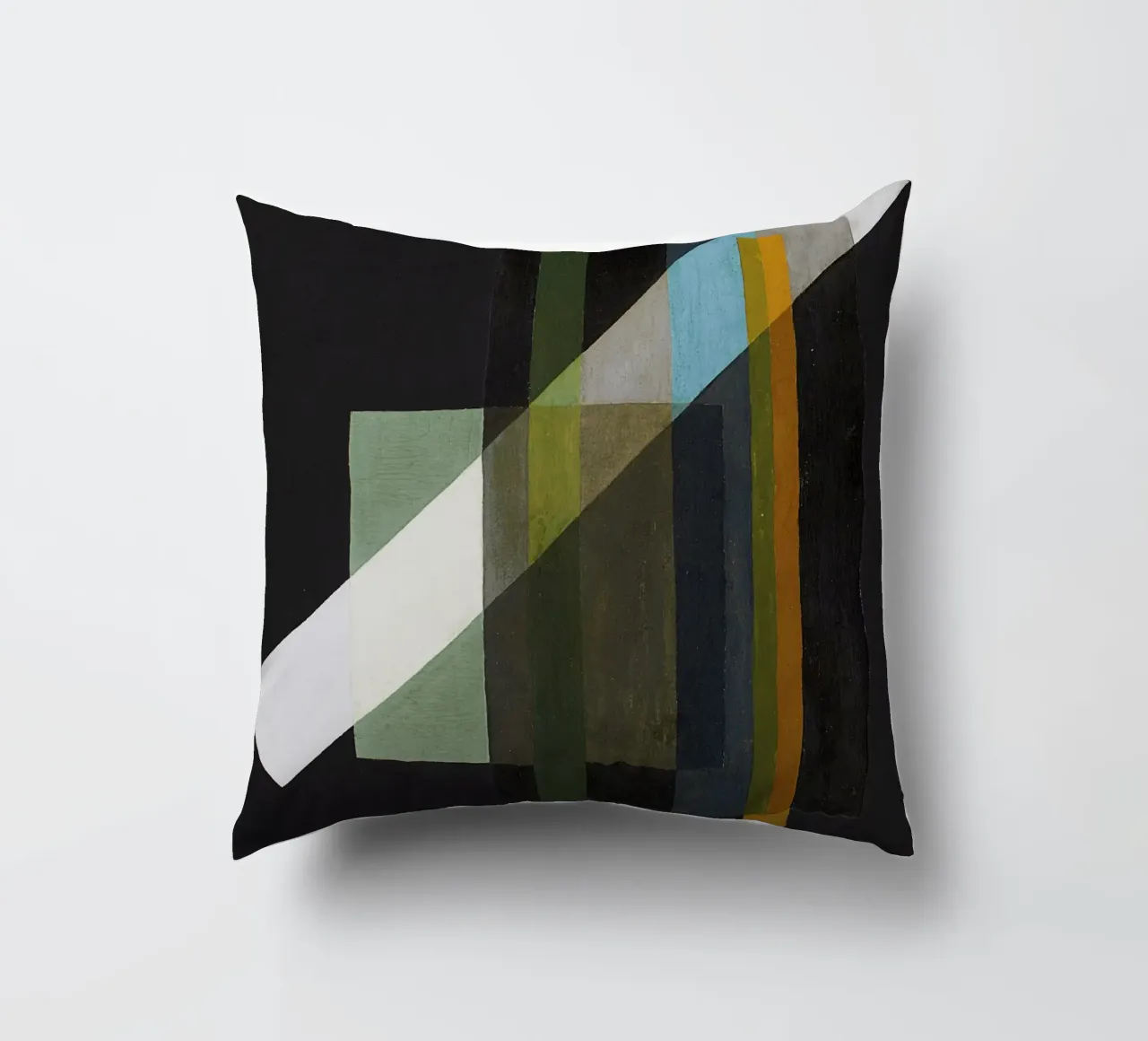 Laszlo Nagy Maholy - Construction 01 decorative cushion by Old Masters