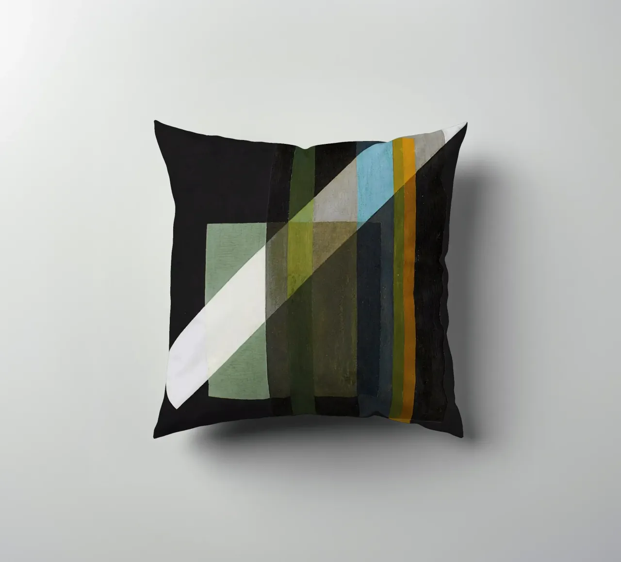 Laszlo Nagy Maholy - Construction 01 decorative cushion by Old Masters