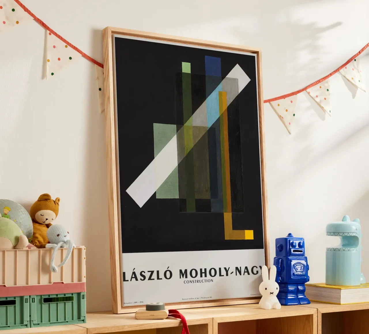 Laszlo Nagy Maholy - Construction 01 canvas by Old Masters