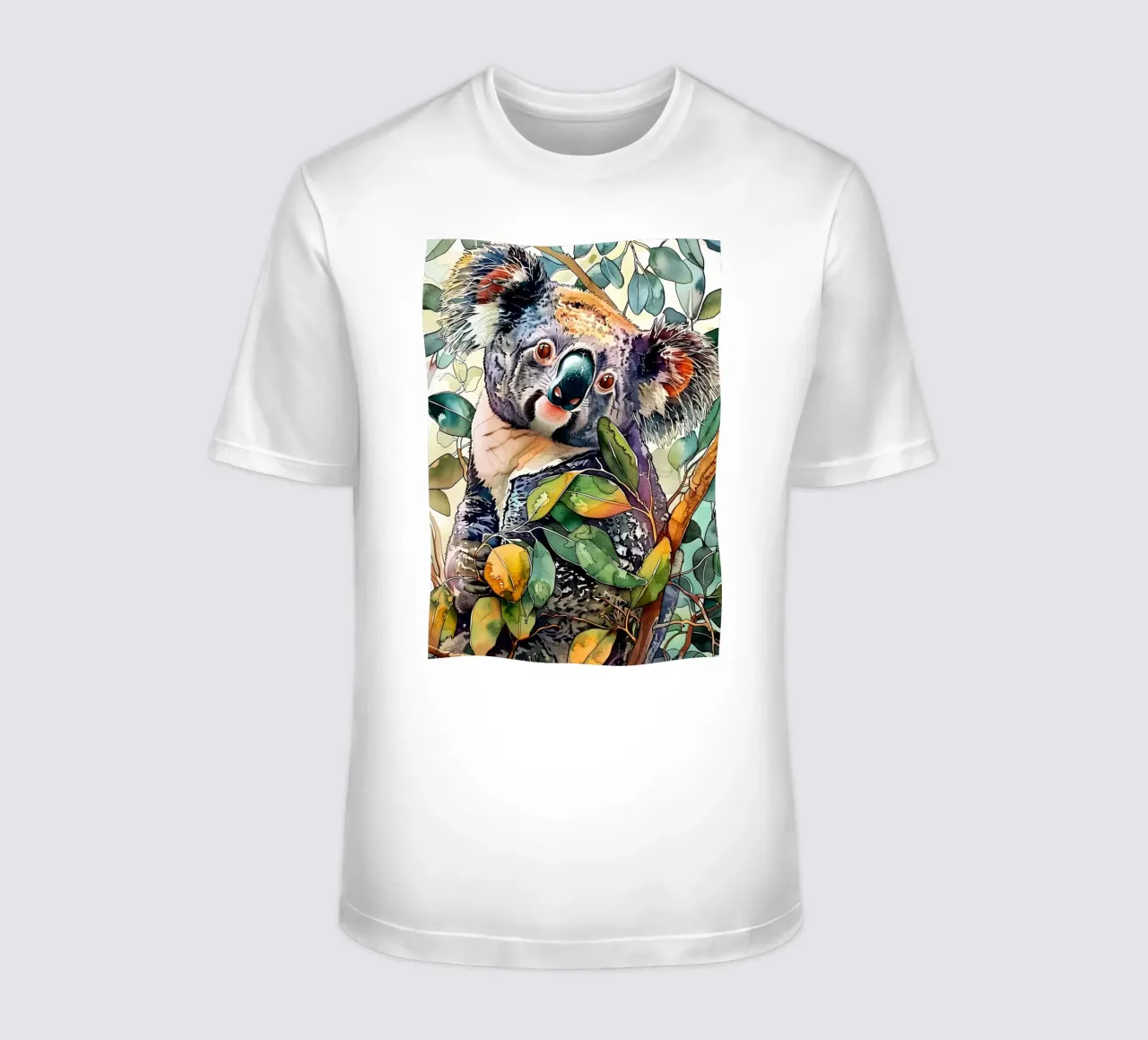 Koala beer dierenkunst t-shirt van Justyna Jaszke JBJart