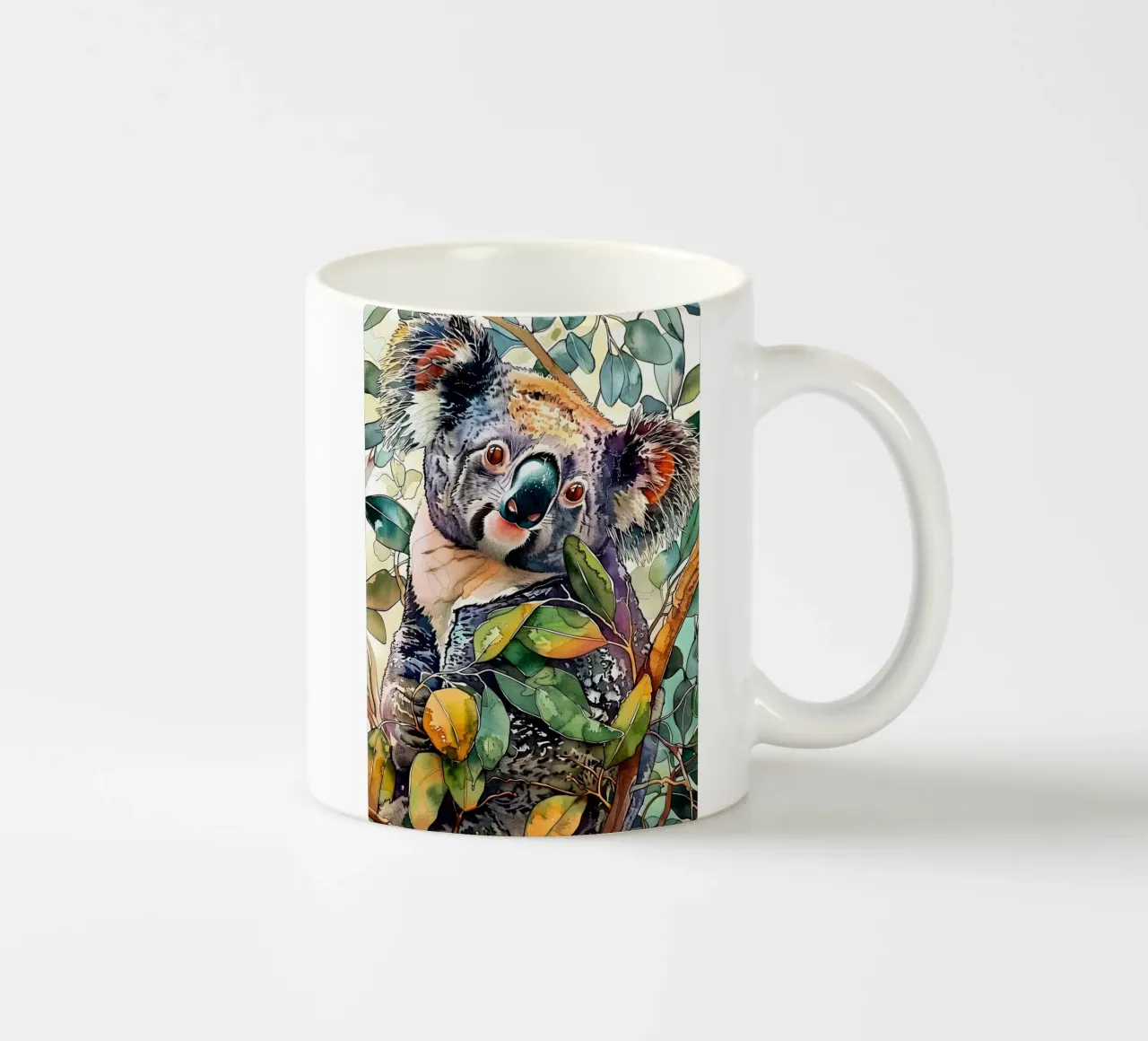Orso koala arte animale tazza in ceramica da Justyna Jaszke JBJart