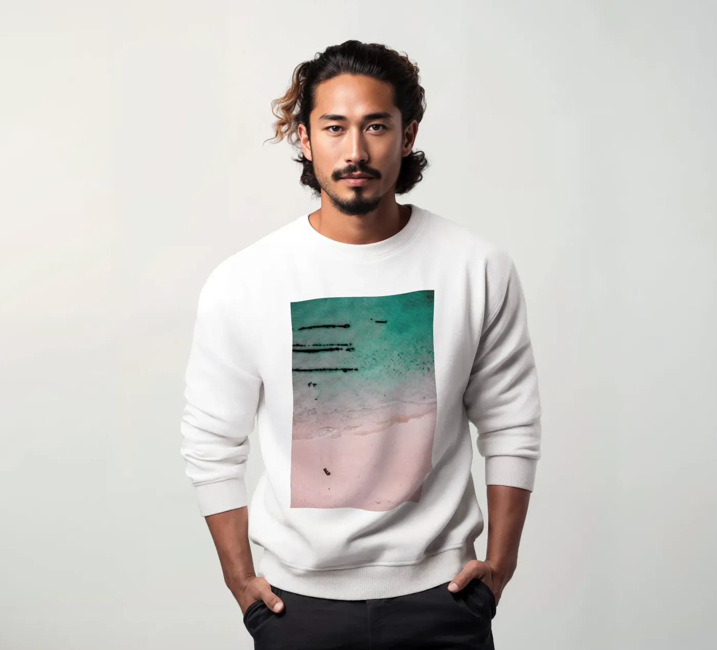 Beach Patterns2 sweatshirt by Chris Abatzis