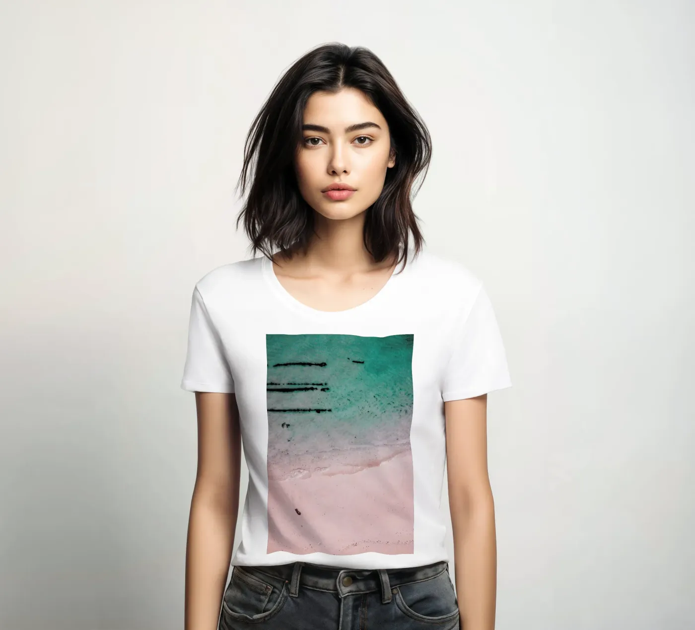 Beach Patterns2 t-shirt da donna da Chris Abatzis