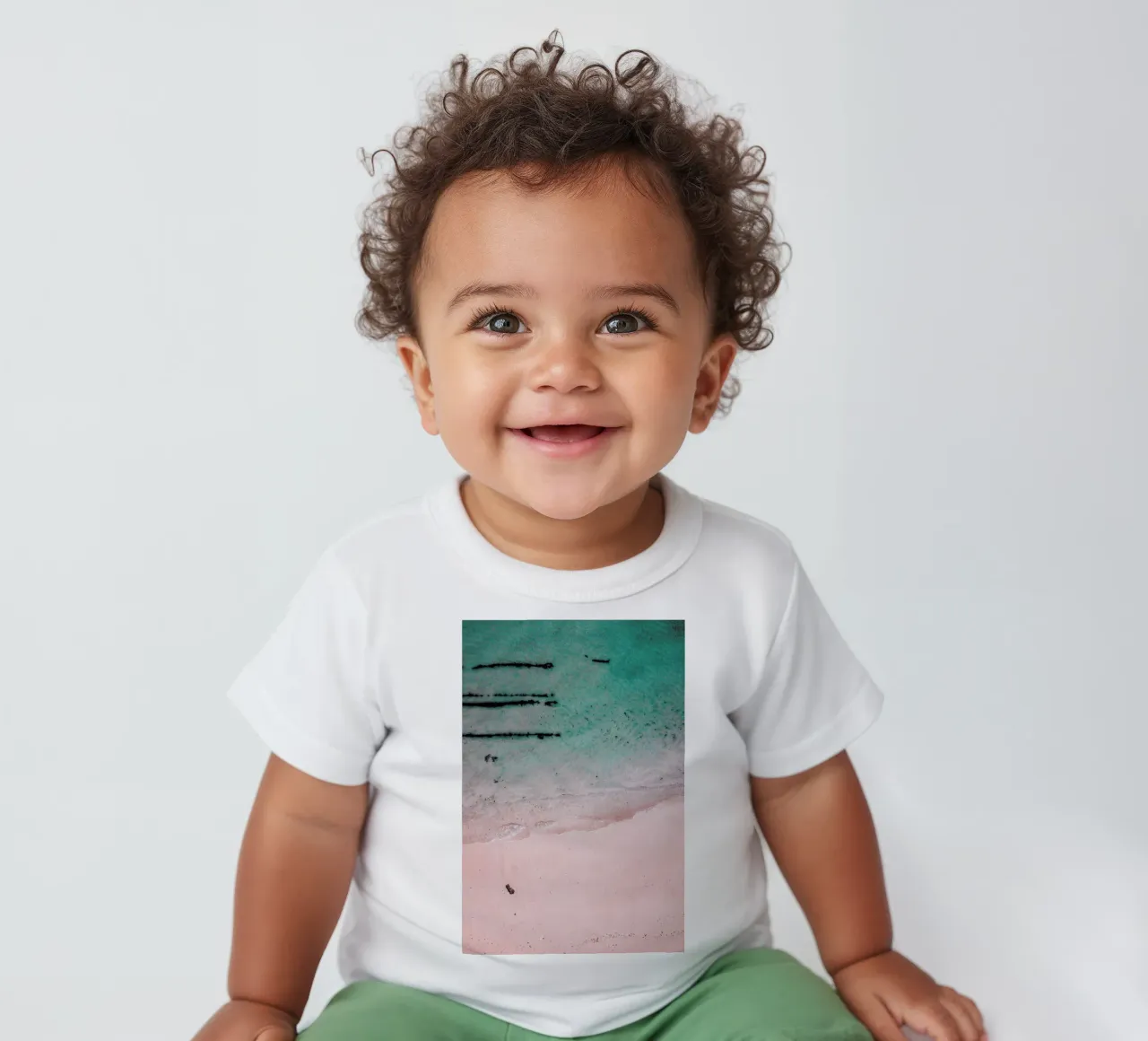 Beach Patterns2 maglietta neonato da Chris Abatzis