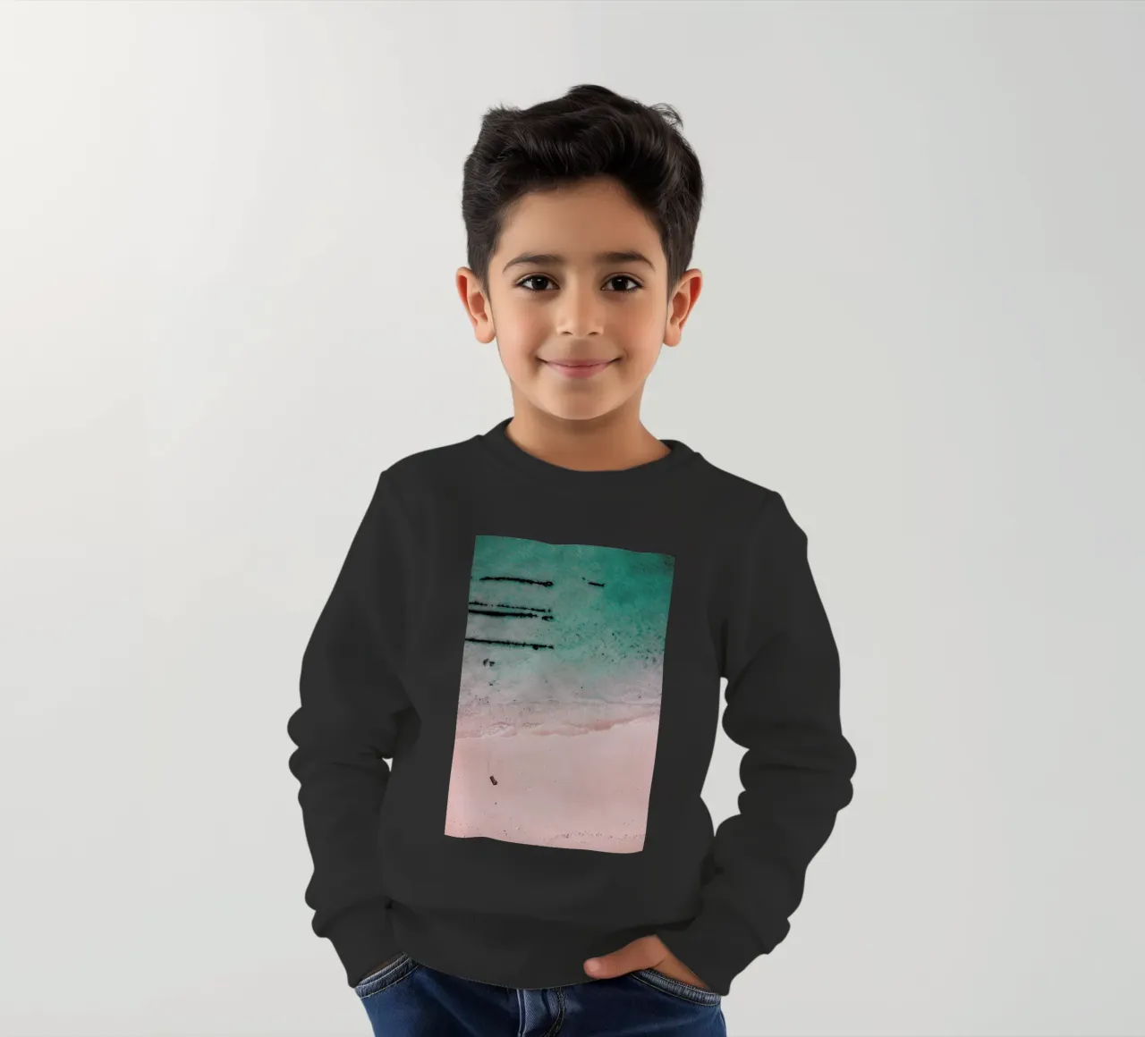 Beach Patterns2 felpa bambino da Chris Abatzis