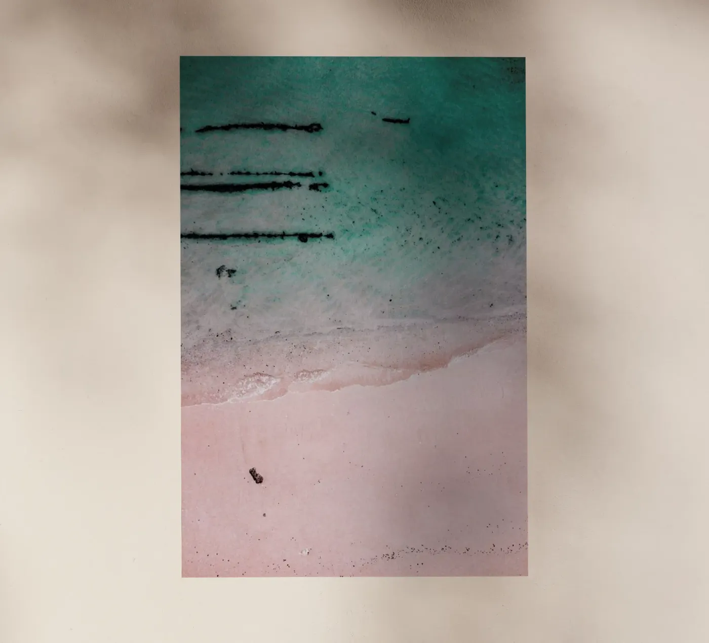 Beach Patterns2 Backlit Folie von Chris Abatzis