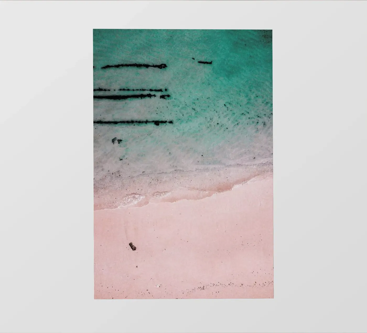 Beach Patterns2 Backlit Folie von Chris Abatzis