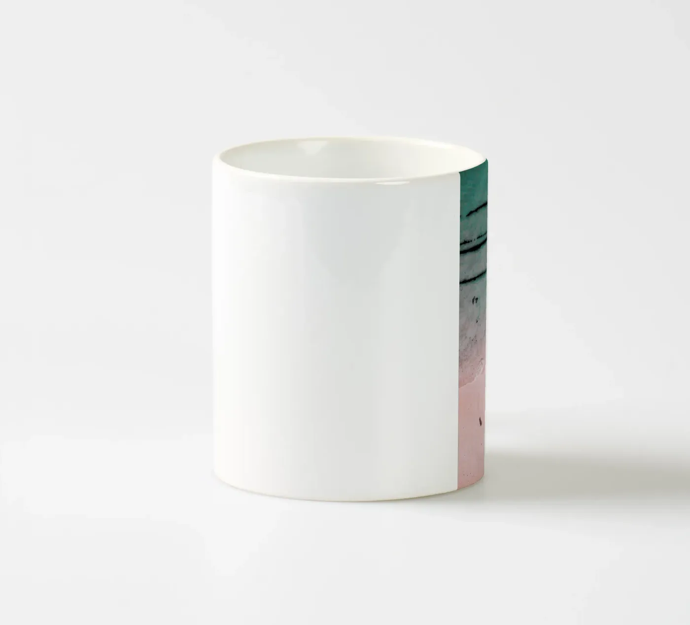 Beach Patterns2 Keramik Tasse von Chris Abatzis