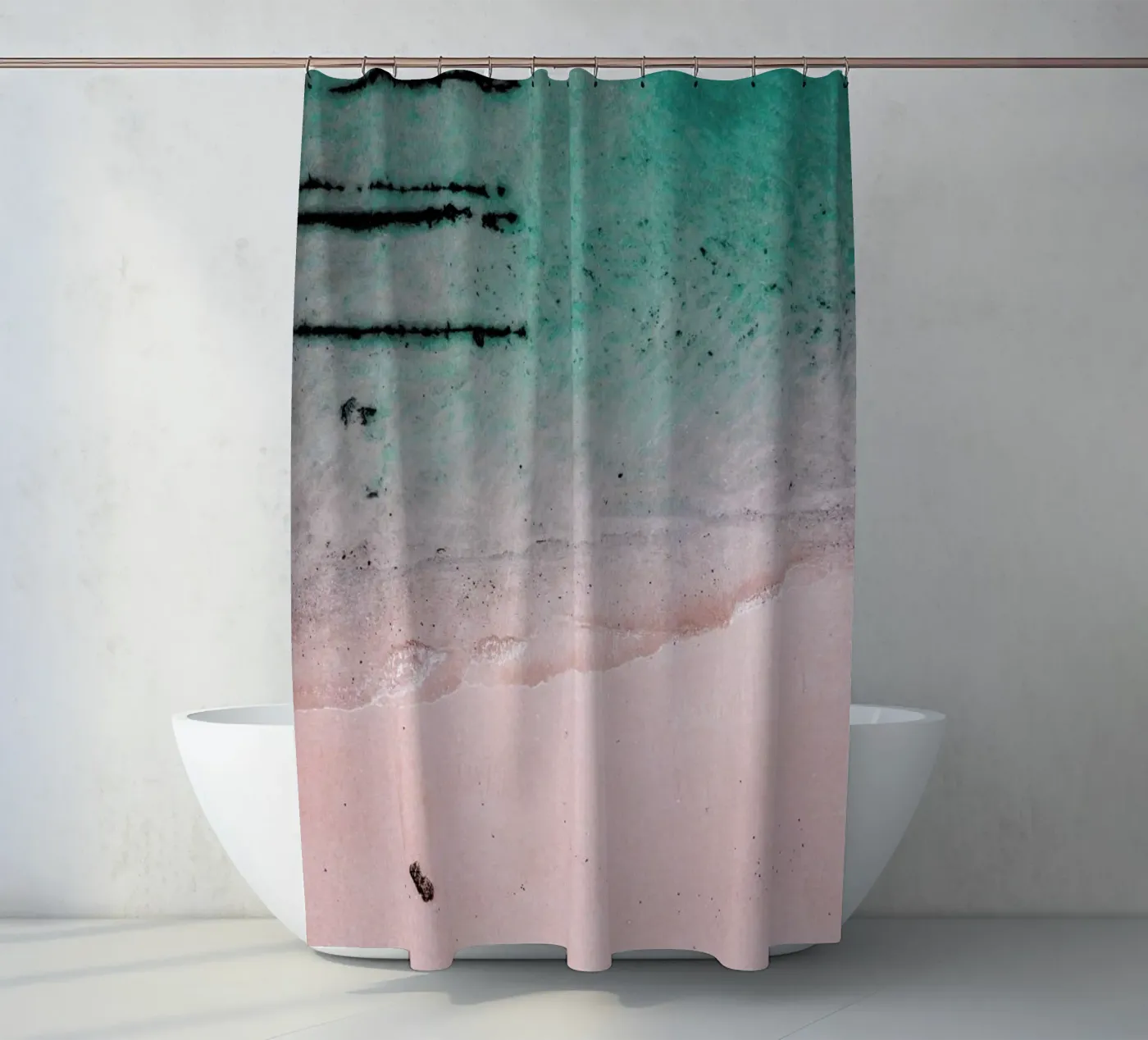 Beach Patterns2 shower curtain by Chris Abatzis