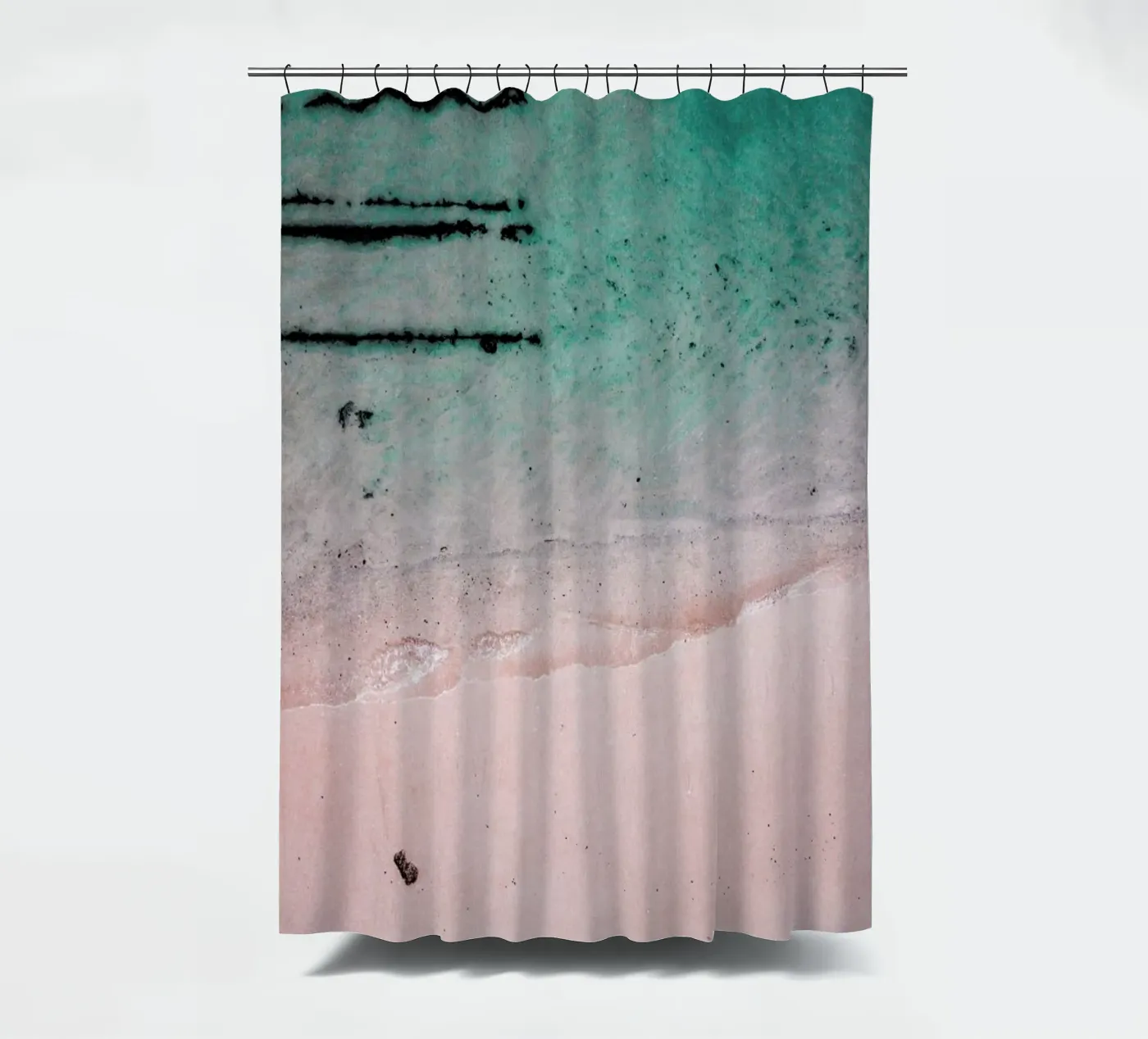 Beach Patterns2 shower curtain by Chris Abatzis