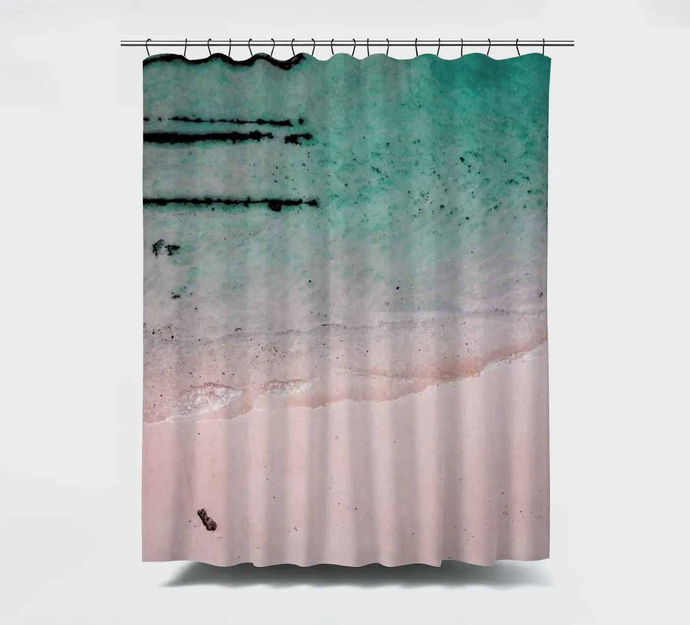 Beach Patterns2 shower curtain by Chris Abatzis