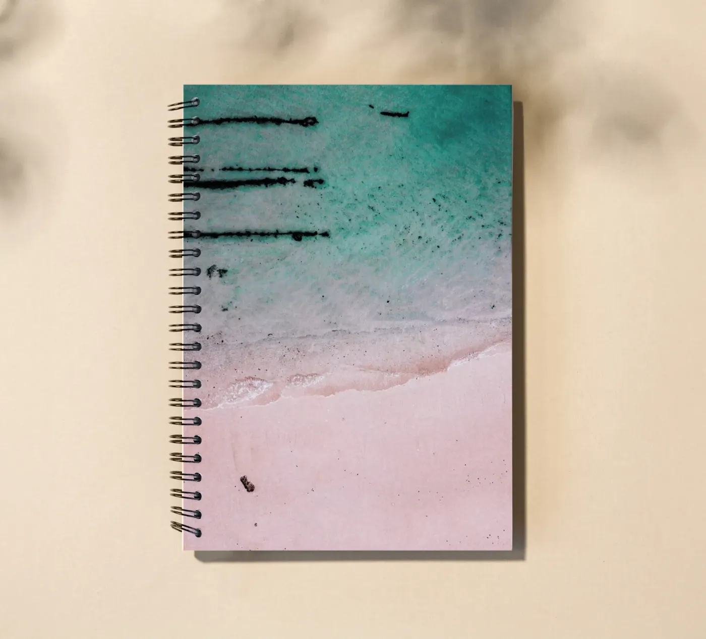 Beach Patterns2 spiral notebook by Chris Abatzis