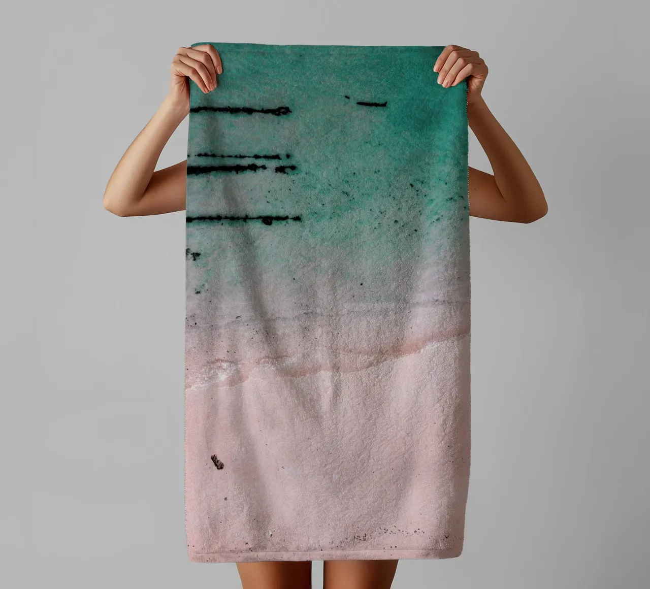 Beach Patterns2 asciugamano da bagno da Chris Abatzis