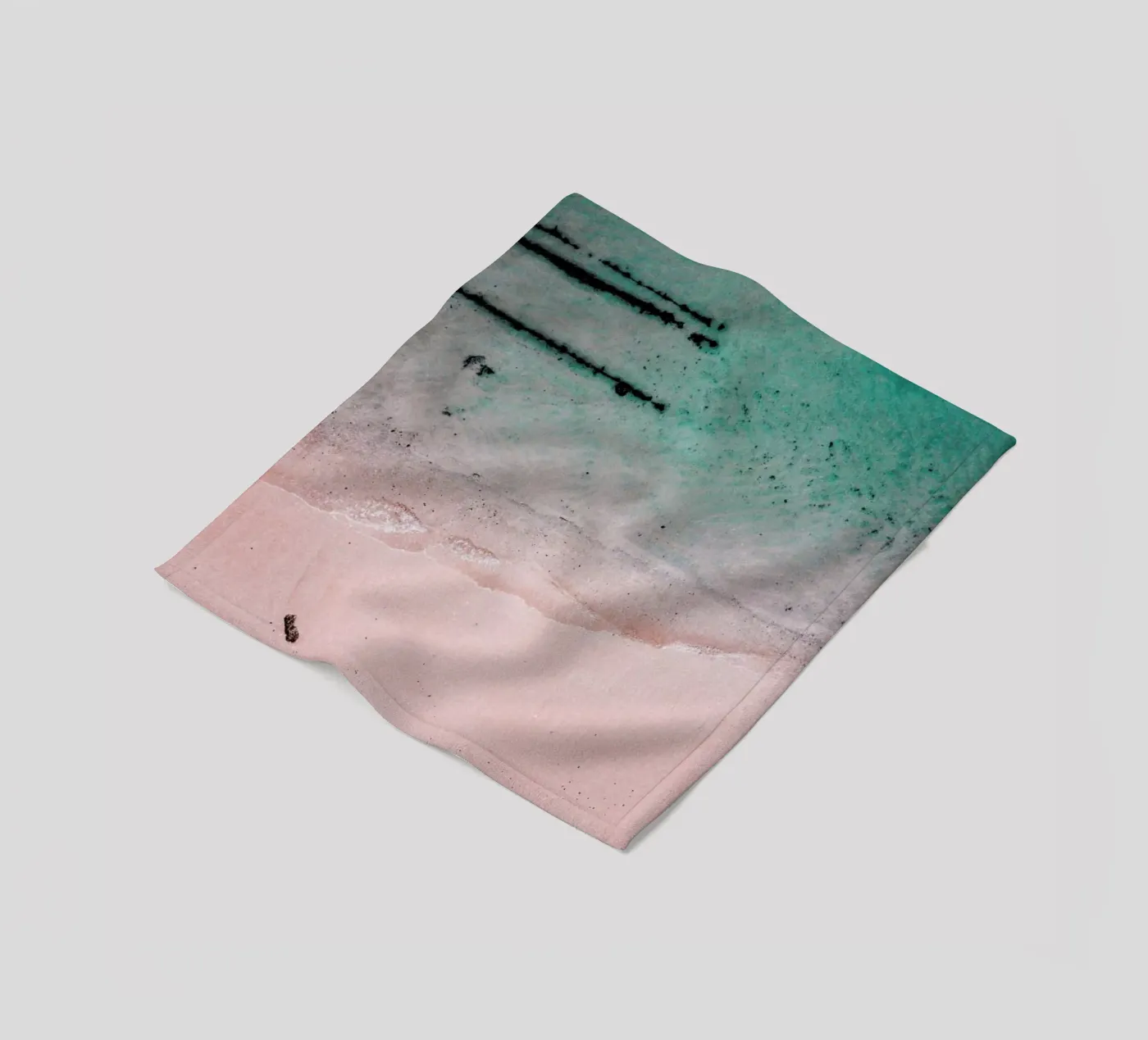 Beach Patterns2 Fleecedecke von Chris Abatzis