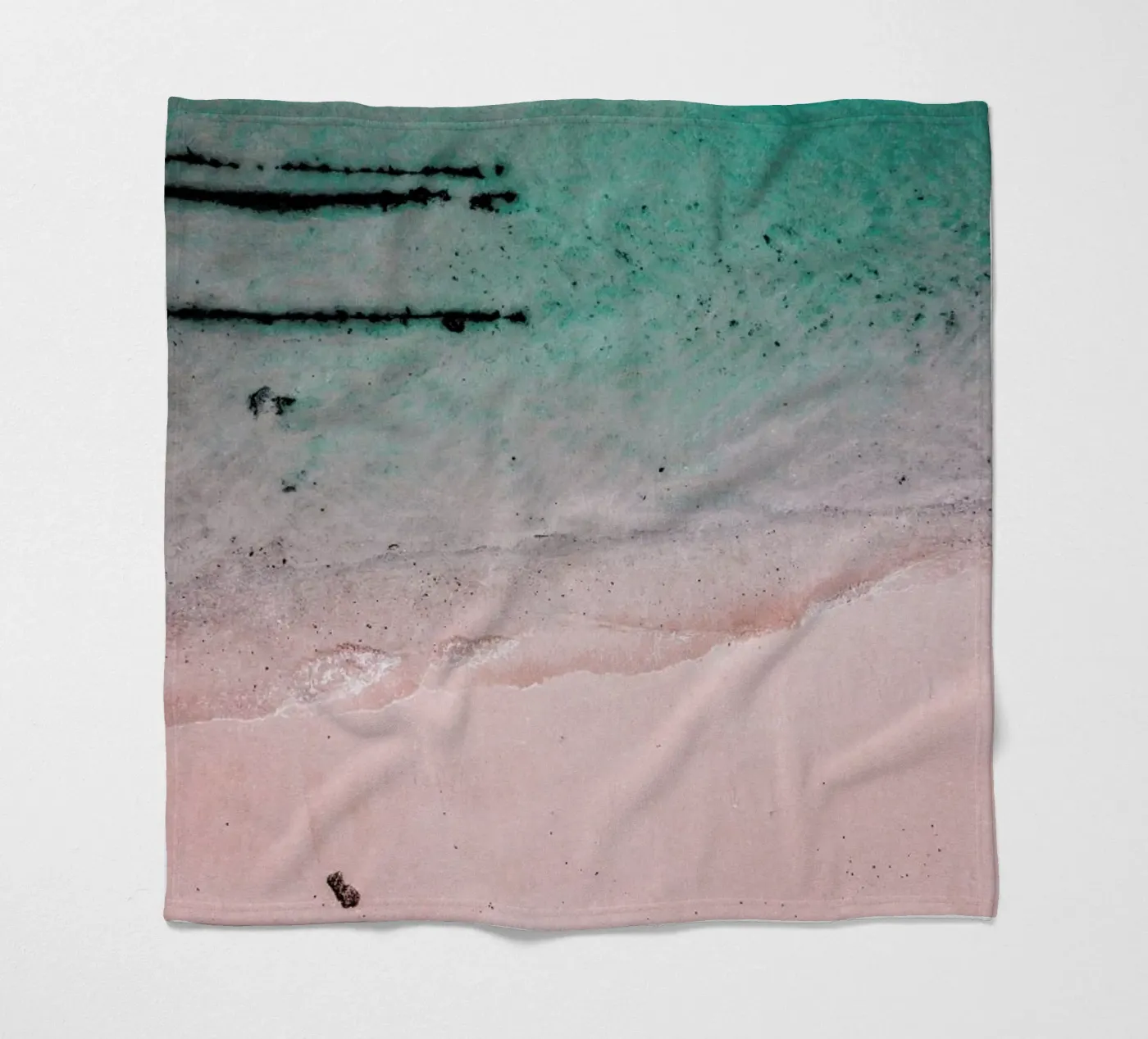 Beach Patterns2 Fleecedecke von Chris Abatzis