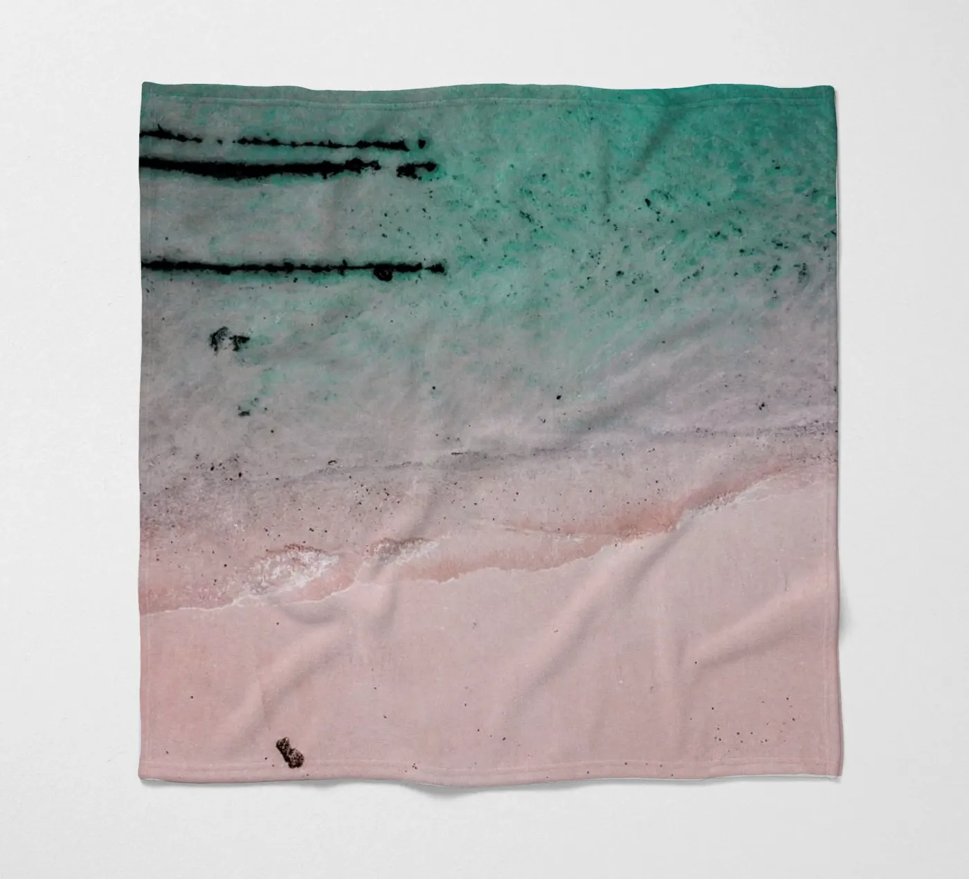 Beach Patterns2 Fleecedecke von Chris Abatzis