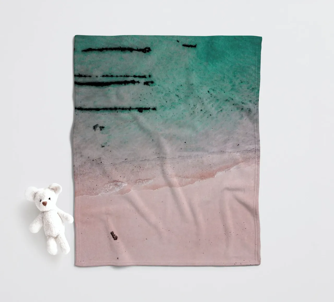 Beach Patterns2 coperta in pile da Chris Abatzis