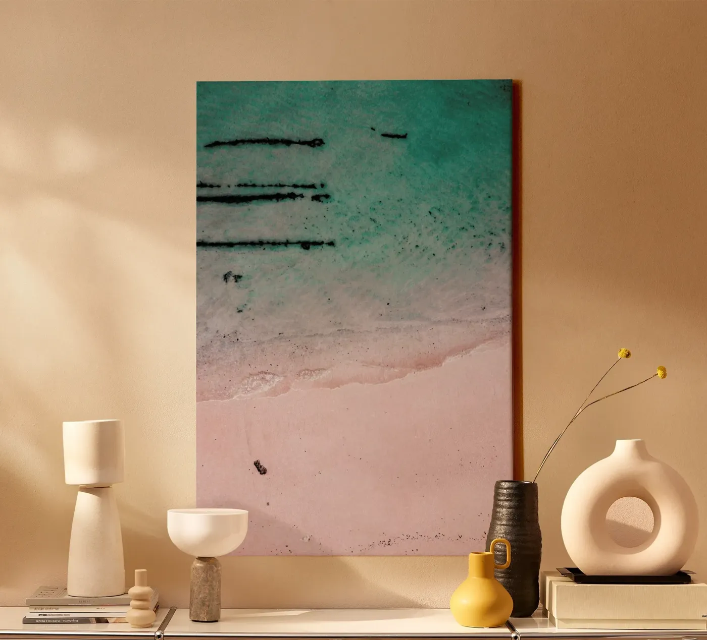 Beach Patterns2 canvas van Chris Abatzis