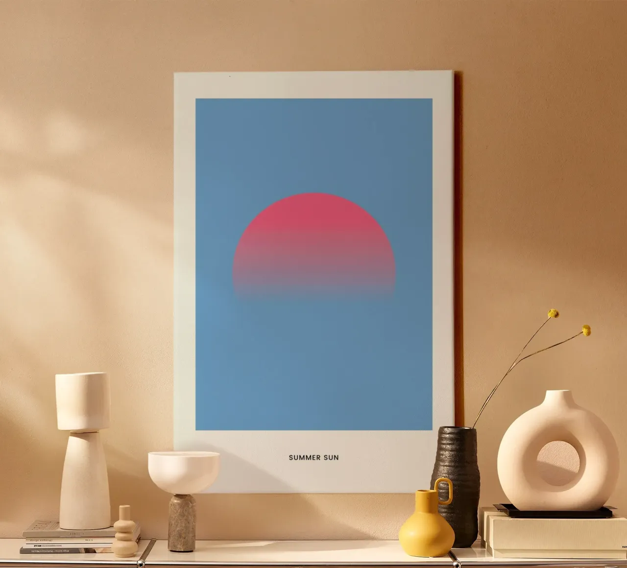 Sun #8 canvas by daylight design studio