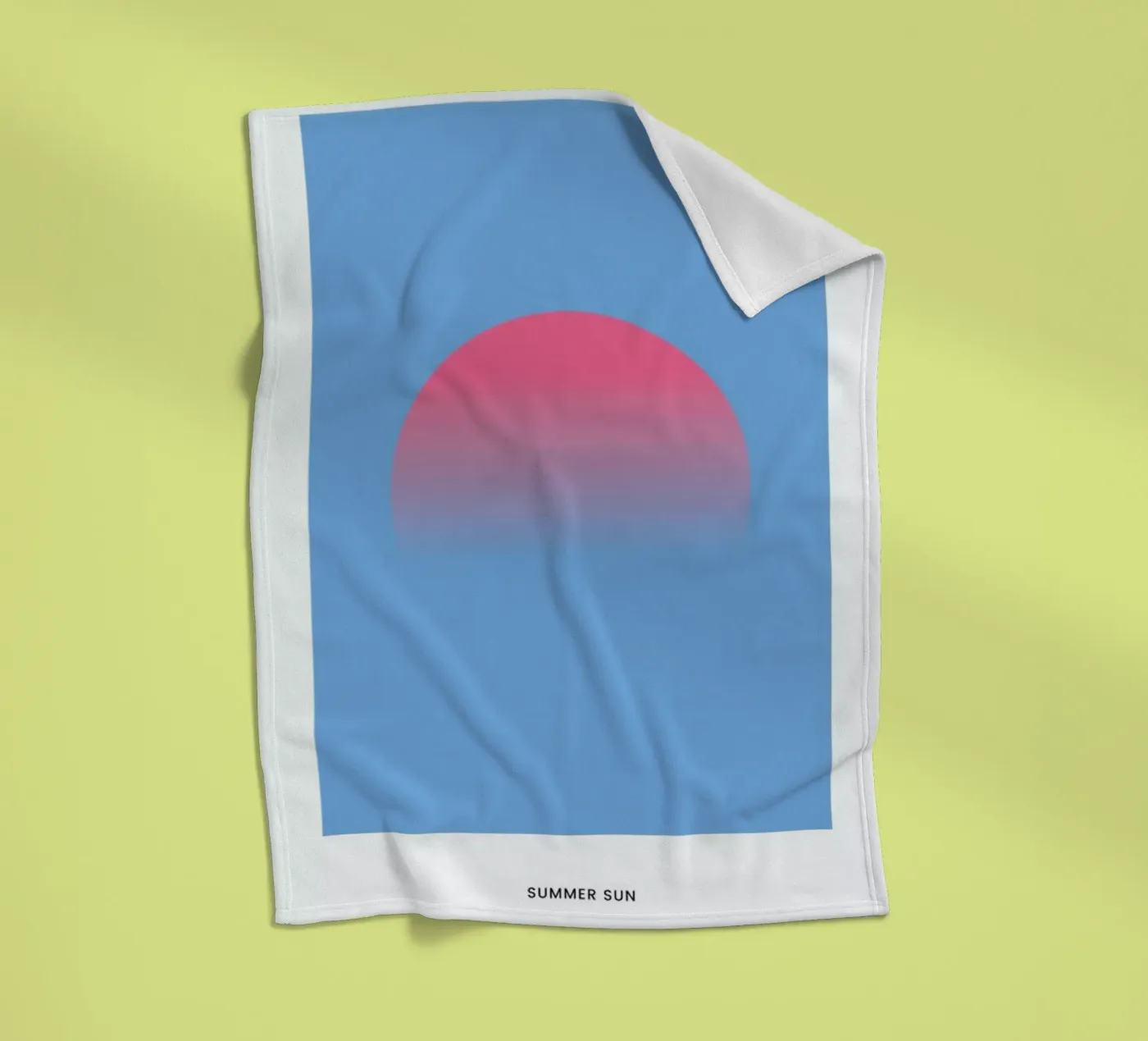 Sun #8 fleece blanket by daylight design studio