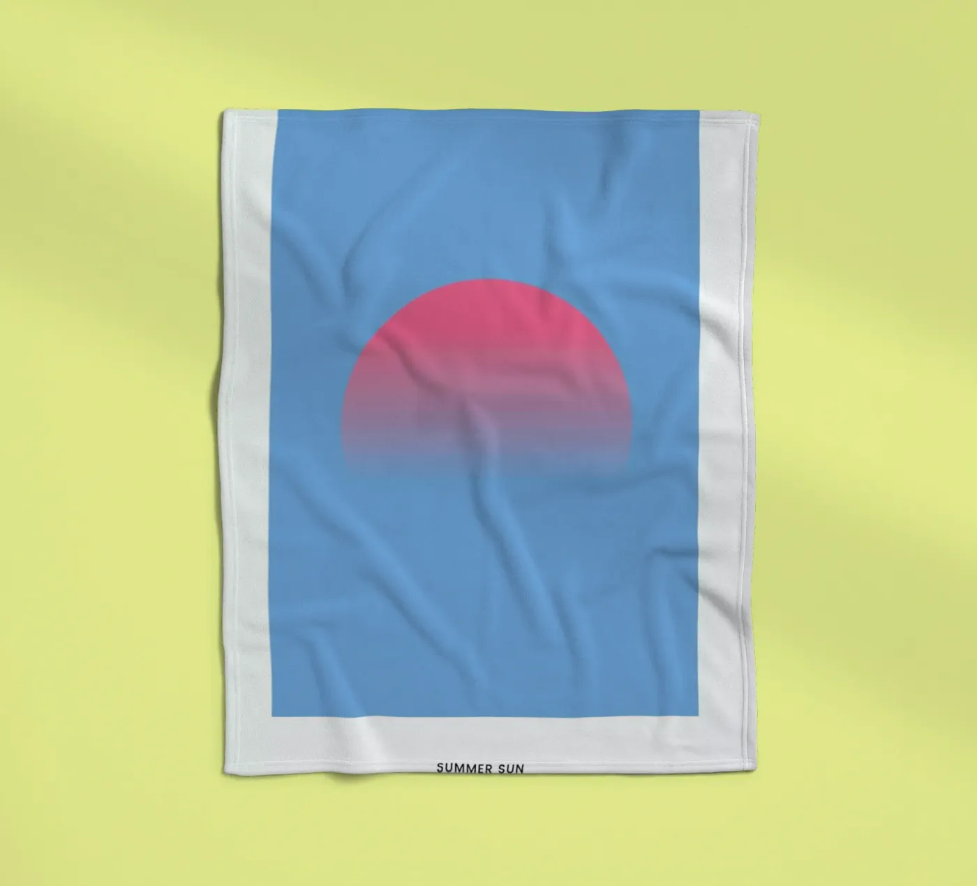Sun #8 fleece blanket by daylight design studio