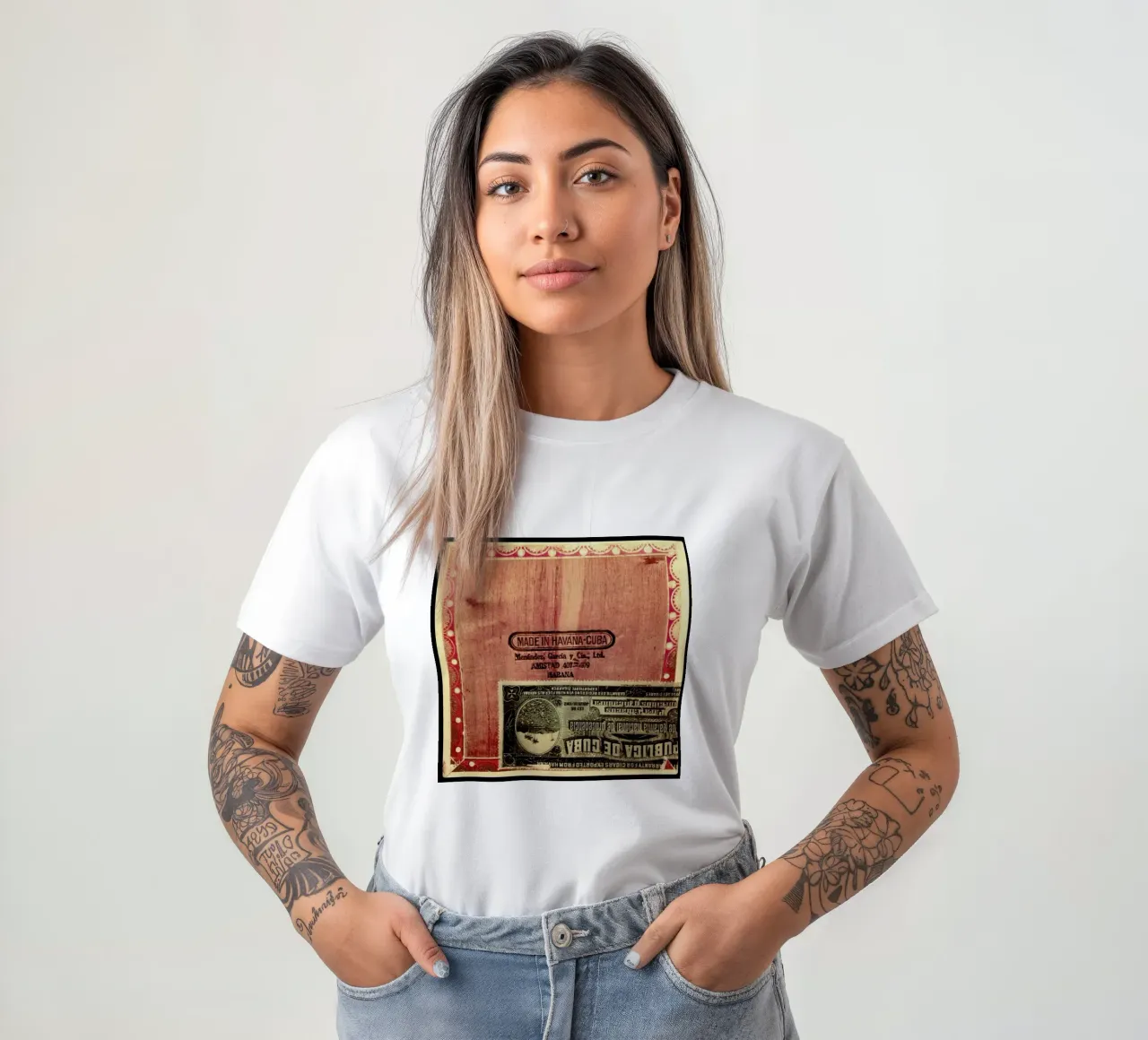 Cuban Rose t-shirt da Ballack Art House