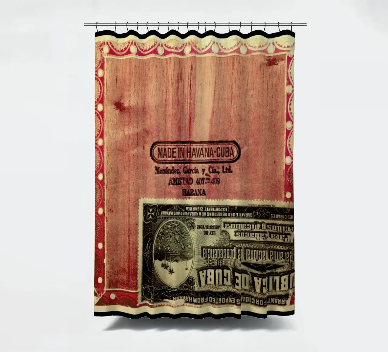 Cuban Rose tenda da doccia da Ballack Art House