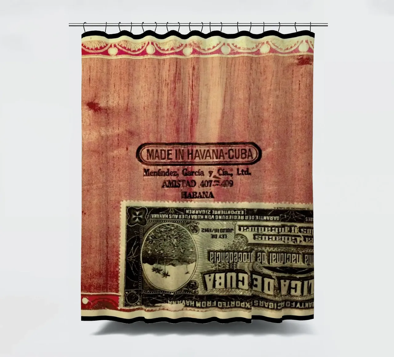 Cuban Rose tenda da doccia da Ballack Art House