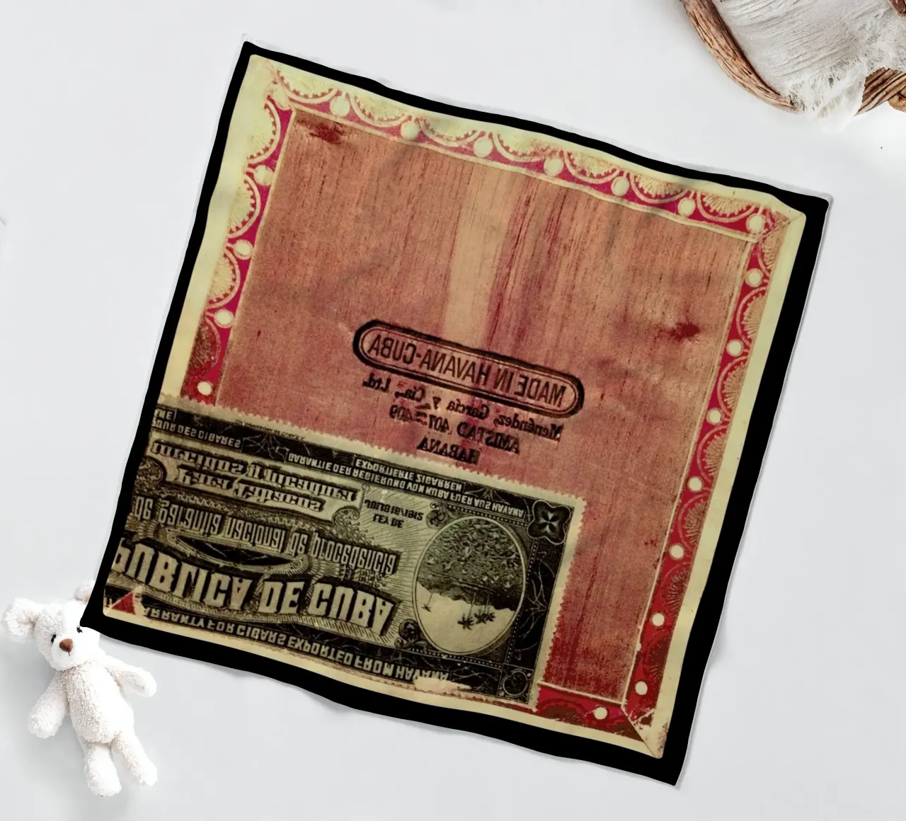 Cuban Rose coperta in pile da Ballack Art House