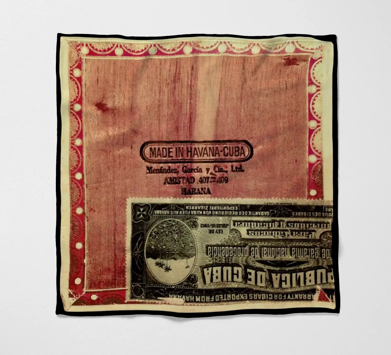 Cuban Rose coperta in pile da Ballack Art House