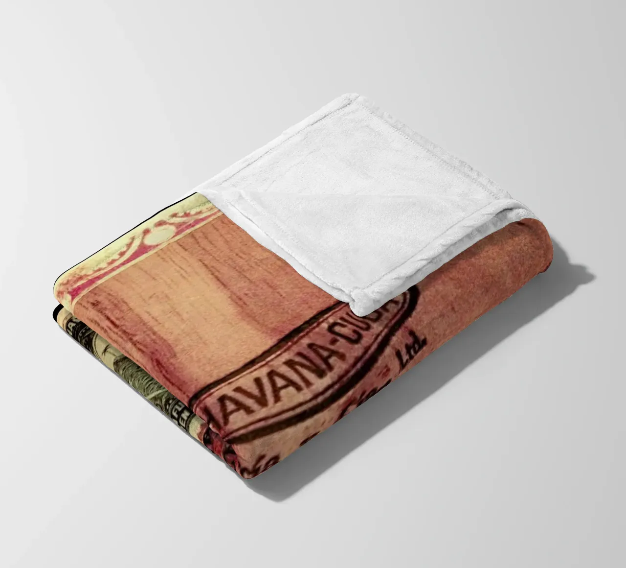 Cuban Rose coperta in pile da Ballack Art House