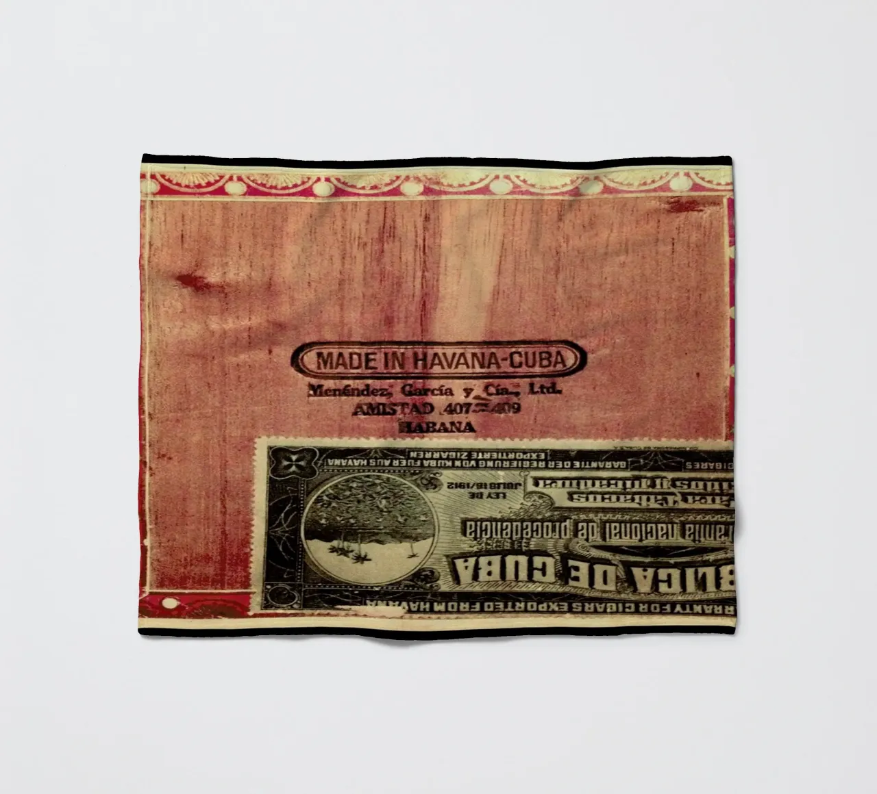 Cuban Rose coperta in pile da Ballack Art House